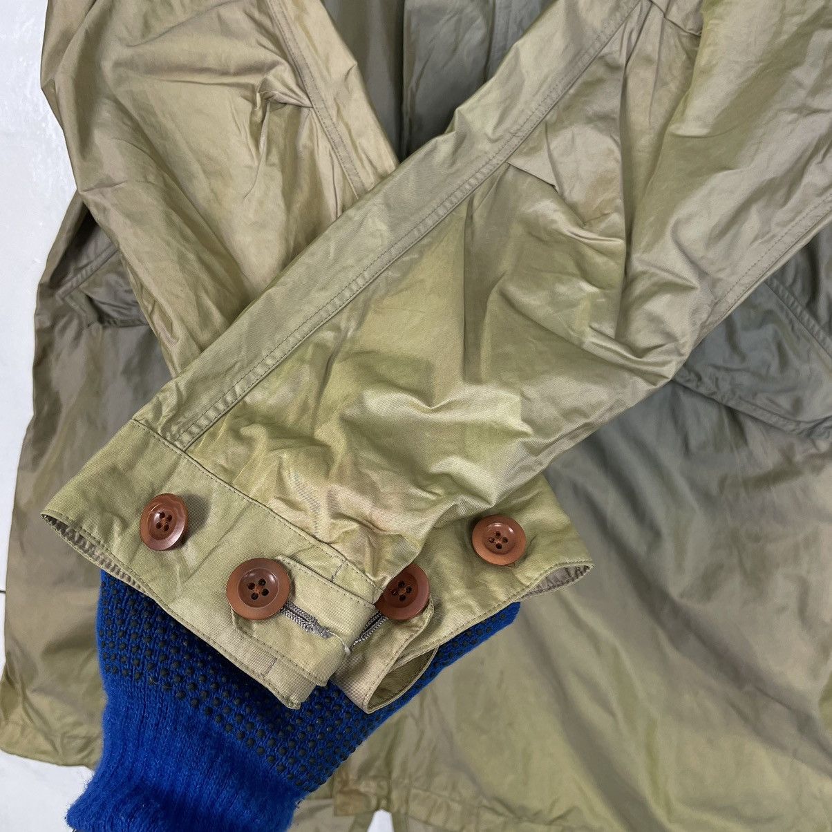 Paul Smith × Vintage 💥PAUL SMITH SUNFADED HOODIE NYLON PARKA Size US L / EU 52-54 / 3 - 6 Thumbnail