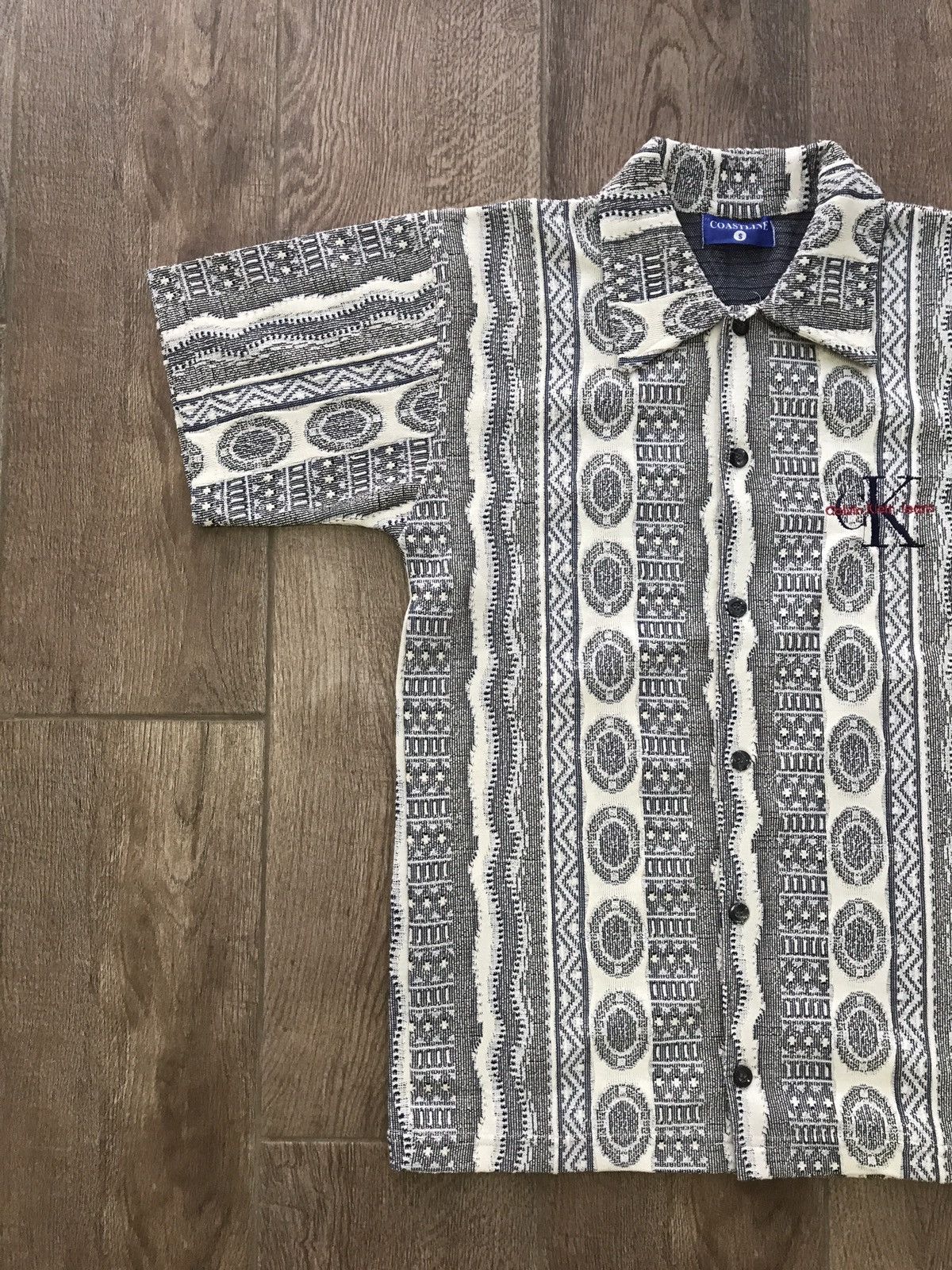 Japanese Brand Vintage Calvin Klein Style Waffle LS Shirt Button Up Size US M / EU 48-50 / 2 - 3 Thumbnail