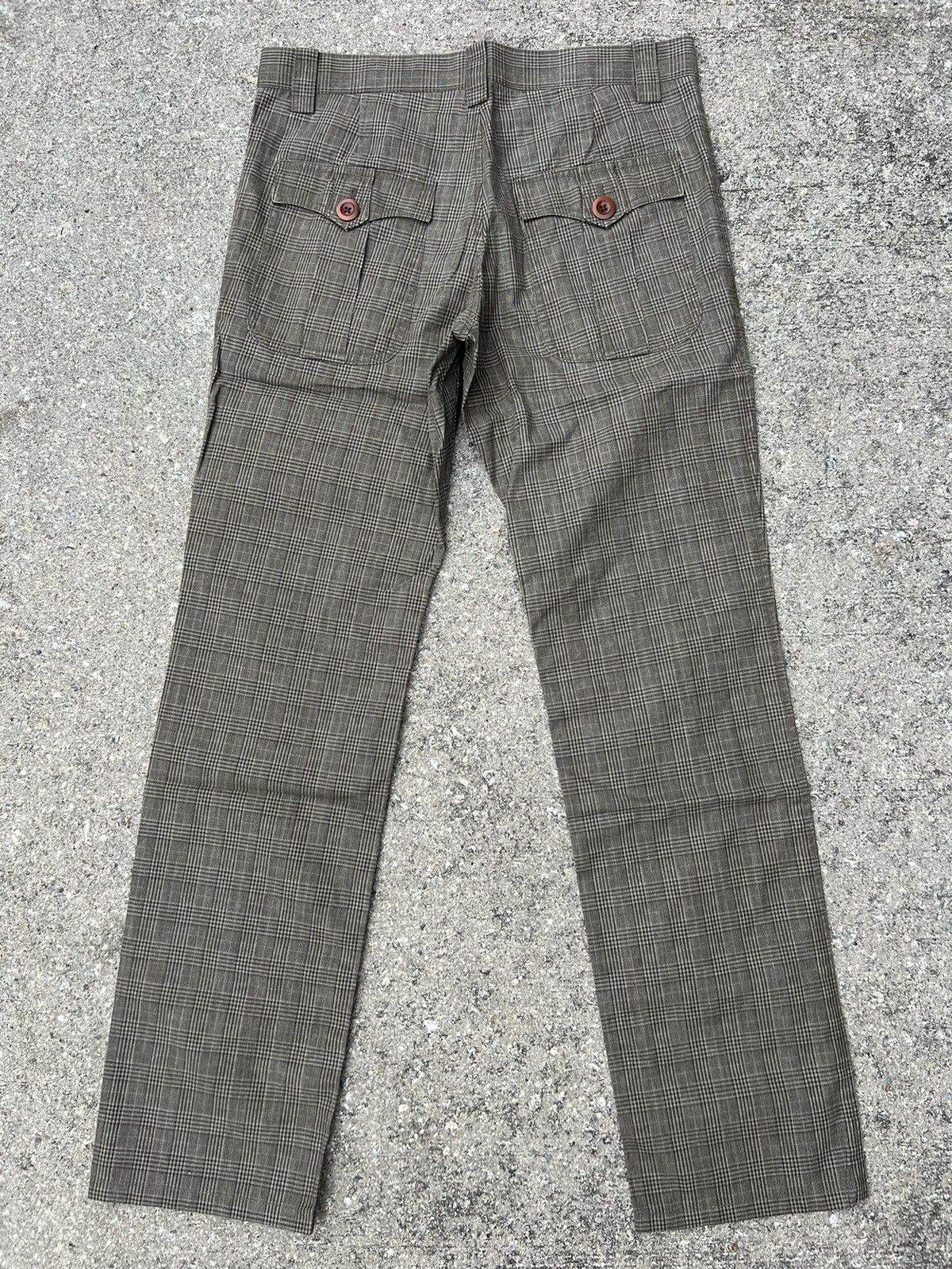 Paul Smith Vintage Paul Smith Checkered Waxed Trouser Pant Size US 30 / EU 46 - 5 Thumbnail