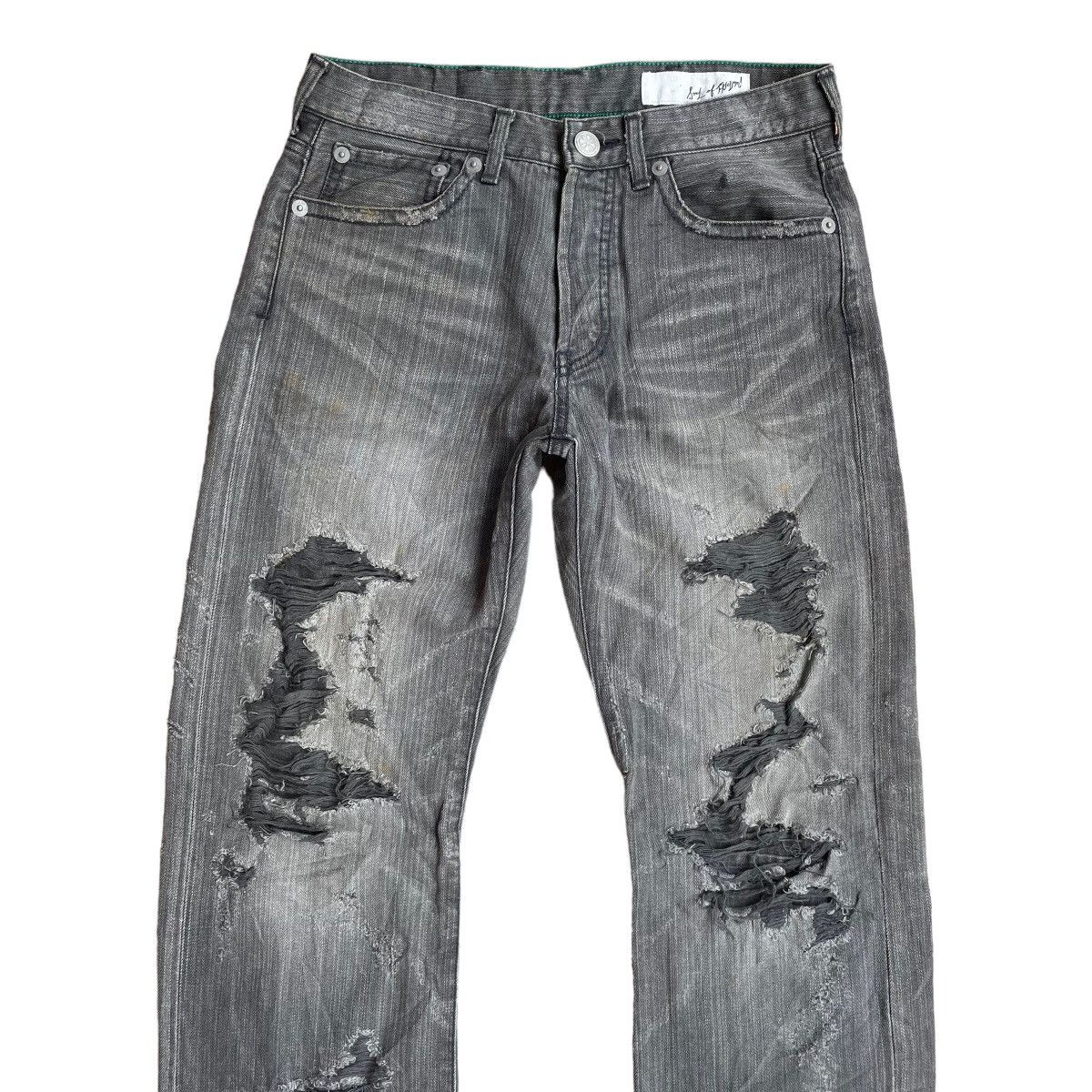 Beauty Beast 🇯🇵 SOUL OF FREEDOM DISTRESSED DENIM PANTS Size US 30 / EU 46 - 3 Thumbnail