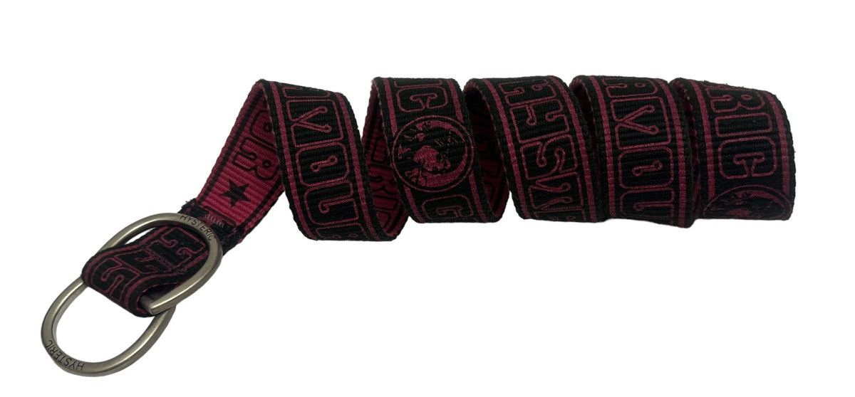 Hysteric Glamour RARE‼️ Iconic Hysteric Glamour ™️ Logo Canvas Double Ring Belt Size ONE SIZE - 4 Thumbnail