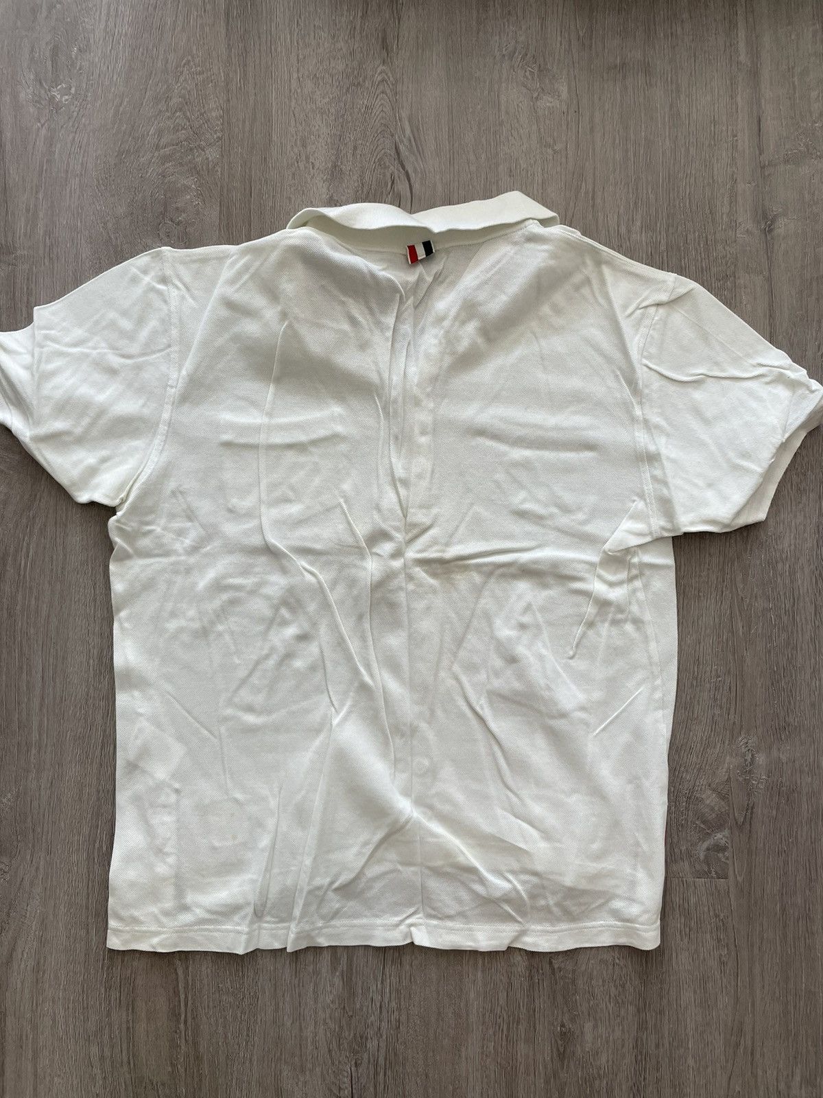 Thom Browne Thom Browne Classic White Polo - Size 3 Size US L / EU 52-54 / 3 - 4 Thumbnail