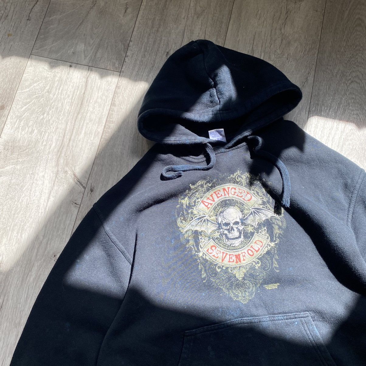 Band Tees AVENGED SEVENFOLD BAND FADED BOXY HOODIE Size US L / EU 52-54 / 3 - 2 Thumbnail