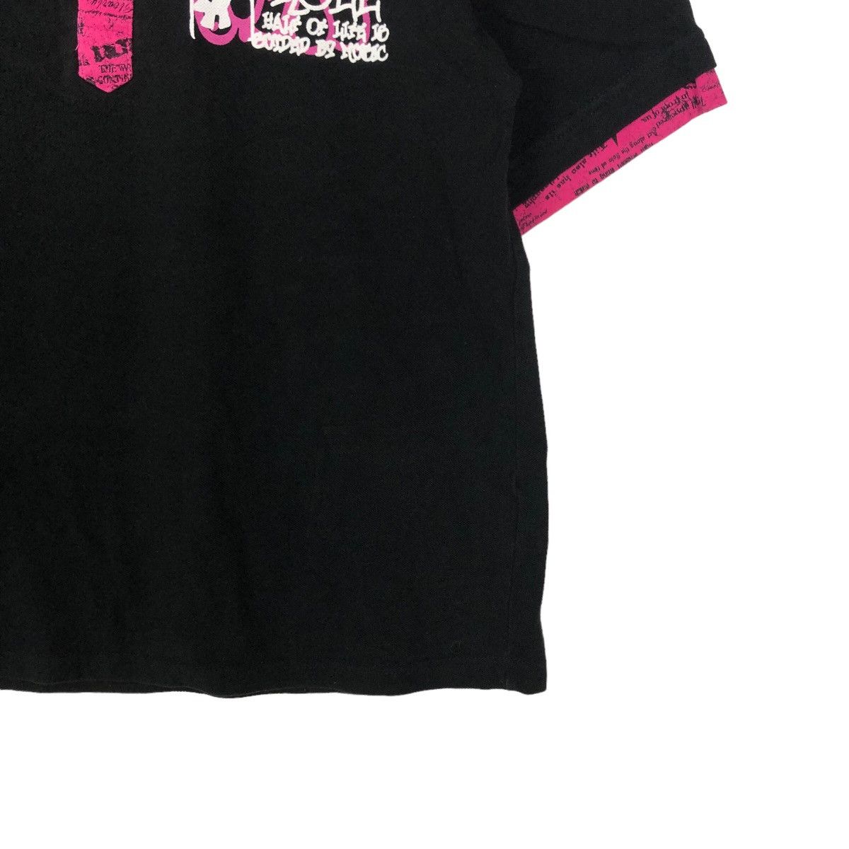 Japanese Brand VINTAGE SORRIDERE COLLAR BIG LOGO HYSTERIC GLAMOUR Size US L / EU 52-54 / 3 - 5 Thumbnail