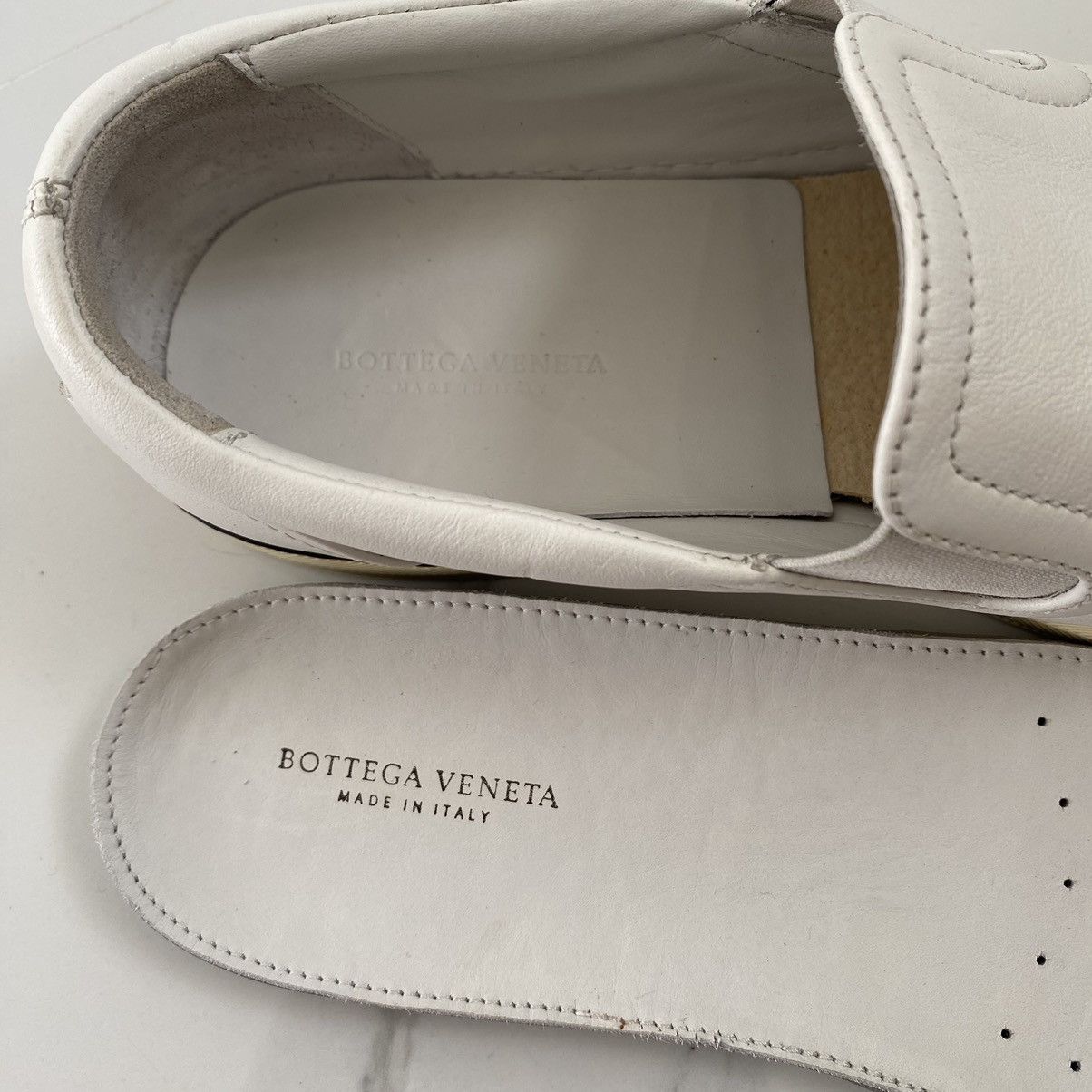 Bottega Veneta Bottega Veneta Intrecciato Slip on Sneakers Size US 7.5 / IT 37.5 - 13 Thumbnail