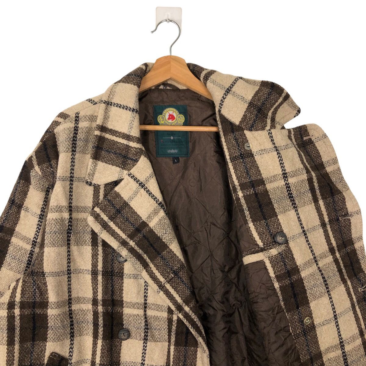 Flannel VINTAGE WILD WEAR FLANNEL JACKET TARTAN DESIGN Size US L / EU 52-54 / 3 - 9 Thumbnail