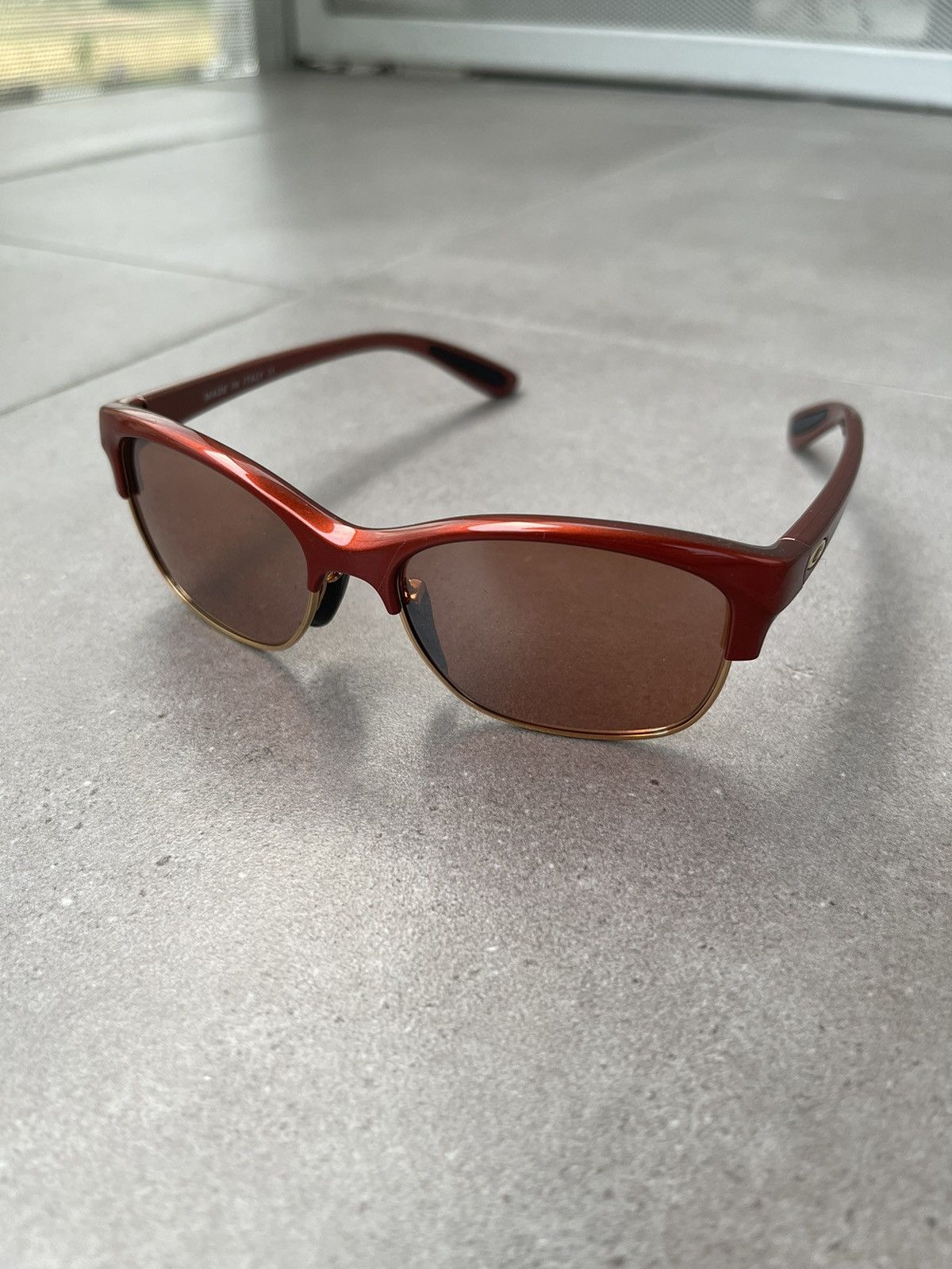 Oakley Oakley OO9204-07 "RSVP" Gold Terracotta Sunglasses Size ONE SIZE - 2 Thumbnail