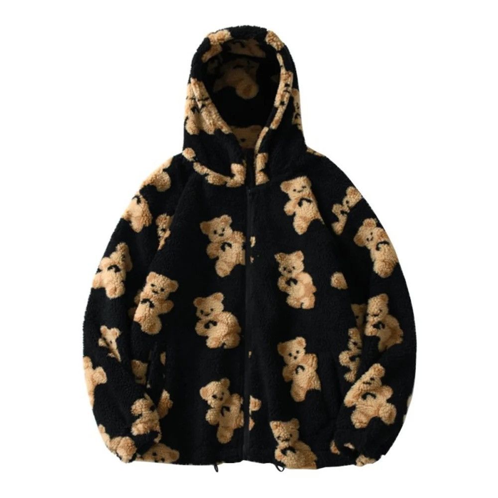 Designer × Japanese Brand Bear Print Full Zip Hoodie Size US XL / EU 56 / 4 - 4 Thumbnail