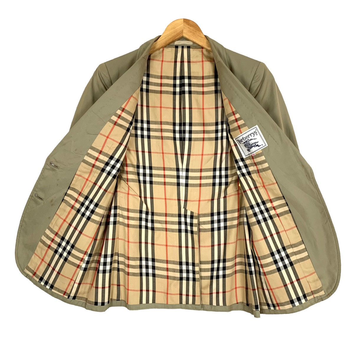 Burberry Vintage Burberry White Tags Nova Check Blazer Jacket Size US S / EU 44-46 / 1 - 7 Thumbnail
