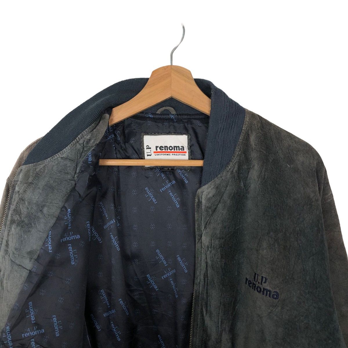 Genuine Leather VINTAGE GENUINE LEATHER BOMBER JACKET UP RENOMA JAPAN Size US M / EU 48-50 / 2 - 9 Thumbnail
