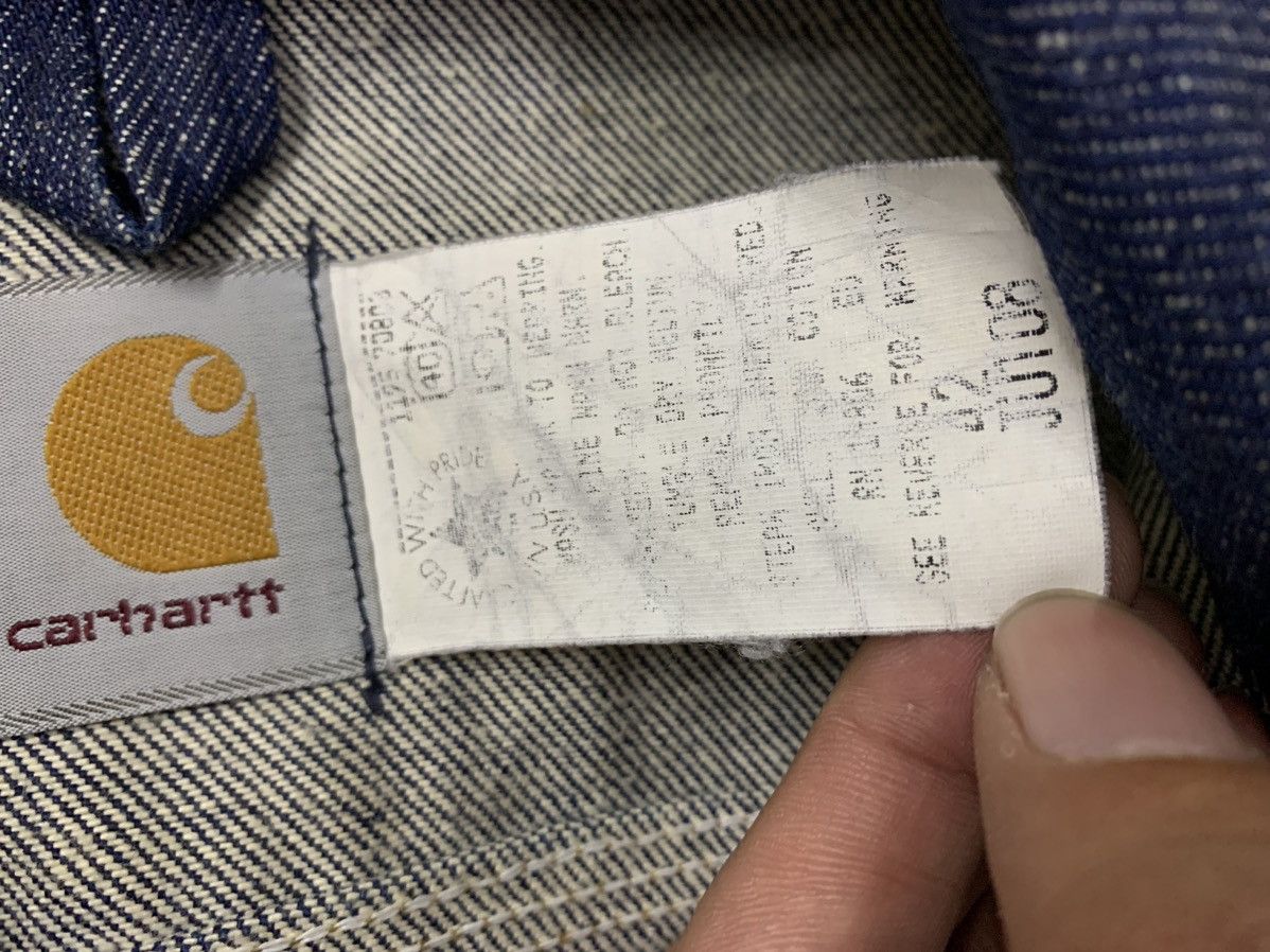 Carhartt Rare Vintage 90s Carhartt Trucker Jacket Made in USA Size US M / EU 48-50 / 2 - 5 Thumbnail
