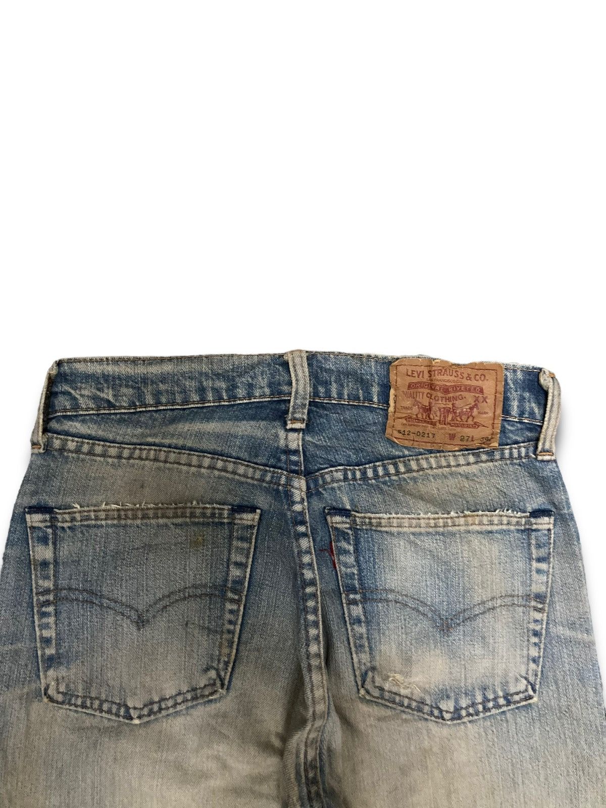 Levi's × Levi's Vintage Clothing × Vintage Vintage 90s Mudwash Japanese Levis 512-0217 Size US 27 - 7 Thumbnail