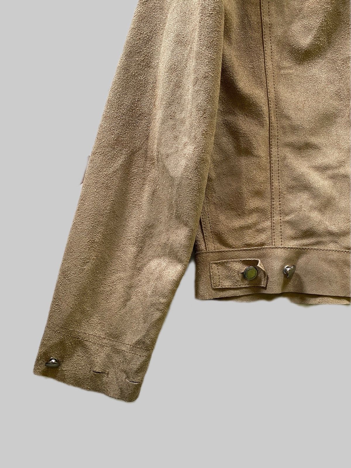 Yves Saint Laurent Insane Detailed YSL RiveGauche Suede Leather Jacket Size US M / EU 48-50 / 2 - 14 Thumbnail