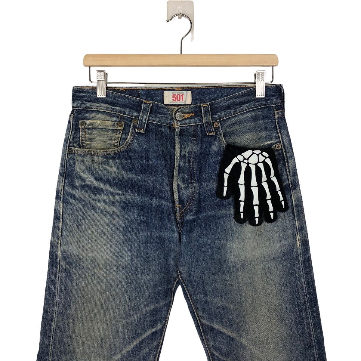Levi's VINTAGE LEVI’ S ORIGINAL 501 DENIM STRAIGHT CUT Size US 30 / EU 46 - 2 Thumbnail