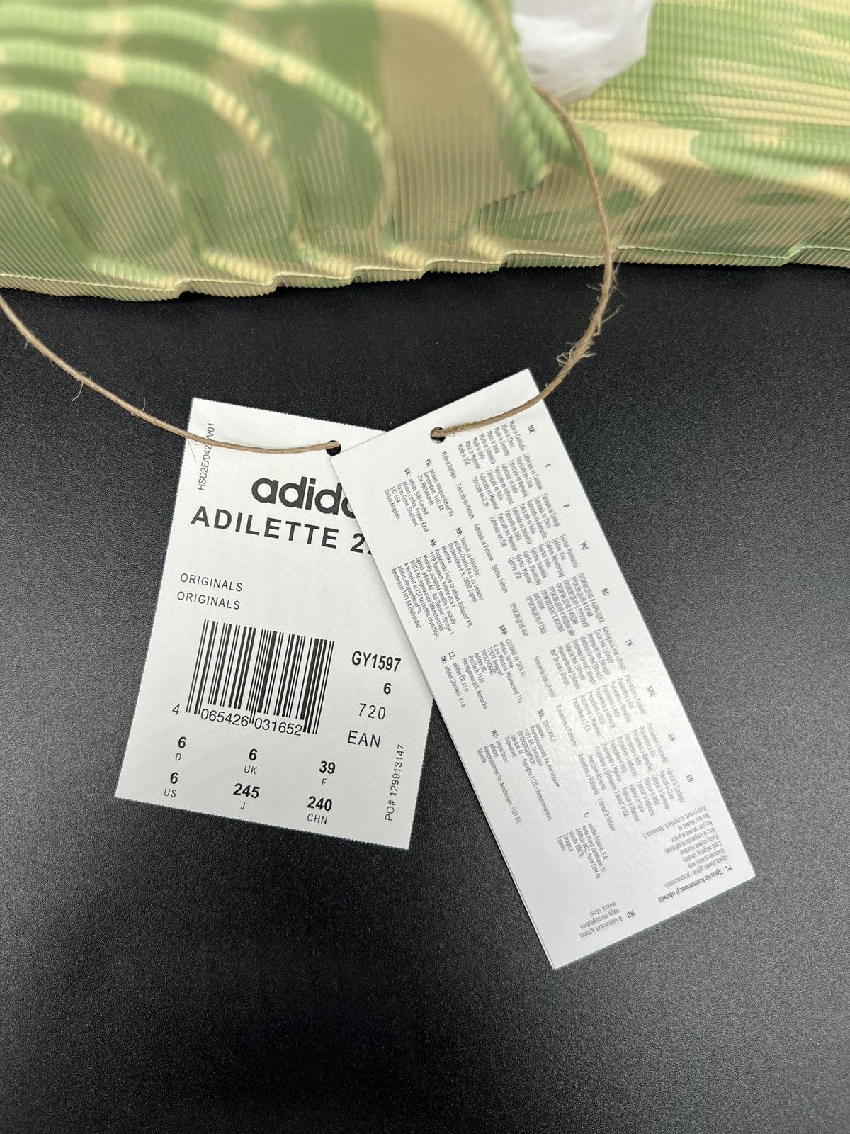 Adidas Adidas Adilette 22 Slides Desert Sand Size US 6 / EU 39 - 7 Thumbnail