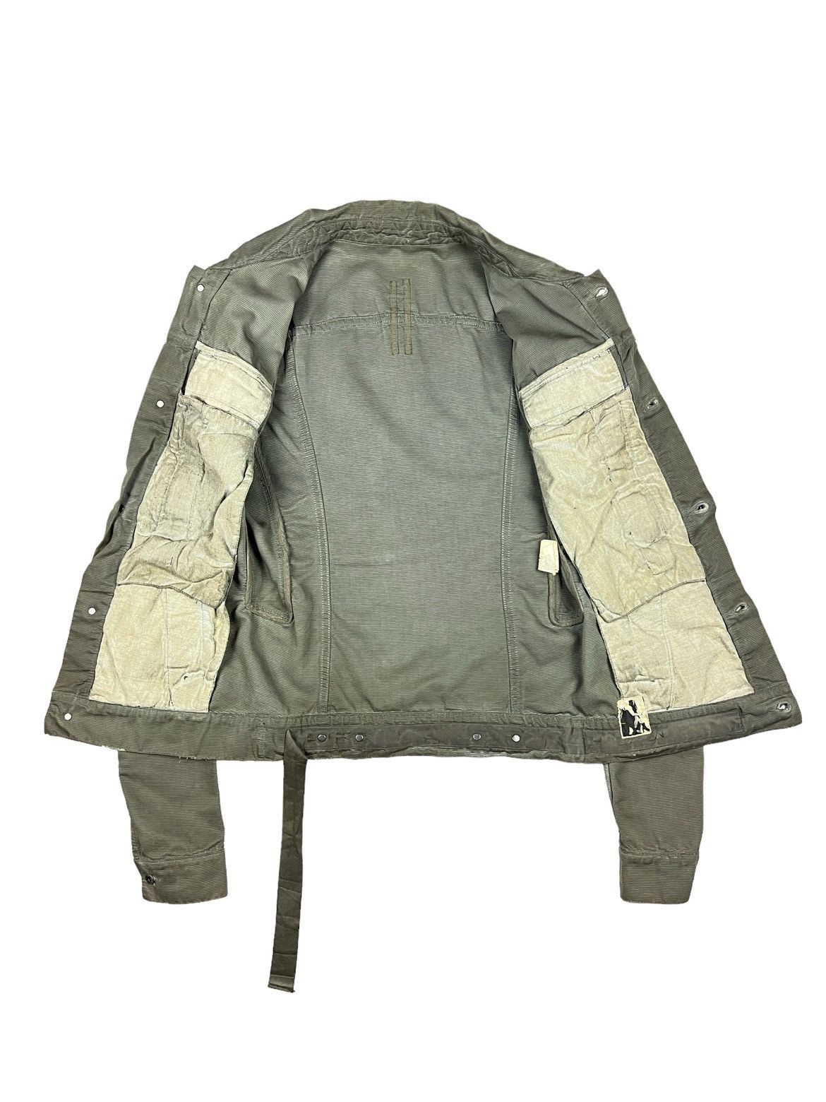 Rick Owens Archive FW07 Rick Owens DRKSHDW Waxed Grosgrain Jacket Size US S / EU 44-46 / 1 - 12 Thumbnail