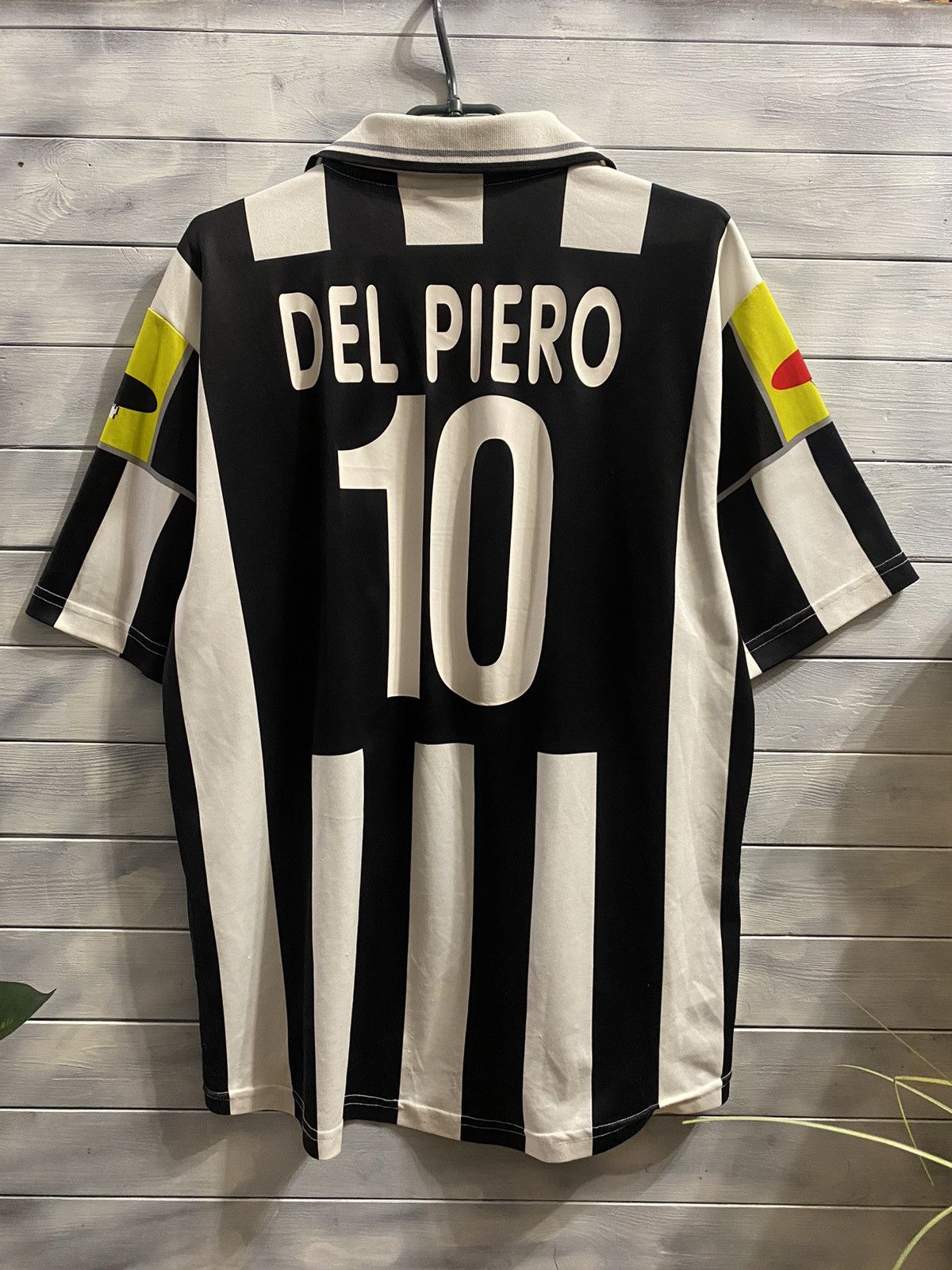 Lotto Sport Juventus 00-01e Del Piero #10 Soccer Football Jersey Vintage Size US XL / EU 56 / 4 - 1 Thumbnail