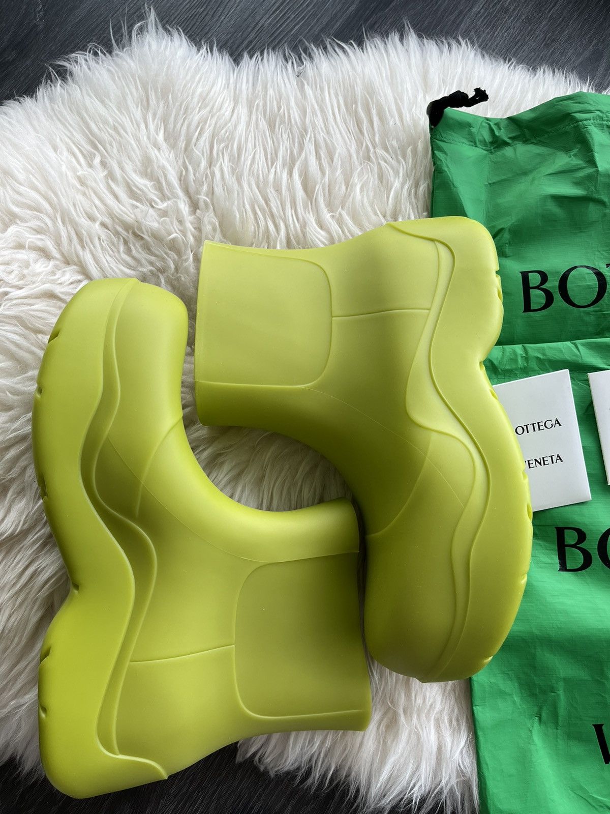 Bottega Veneta Rare Brand New Limited Edition Puddle Ankle Rubber Boot Size US 11 / EU 44 - 7 Thumbnail
