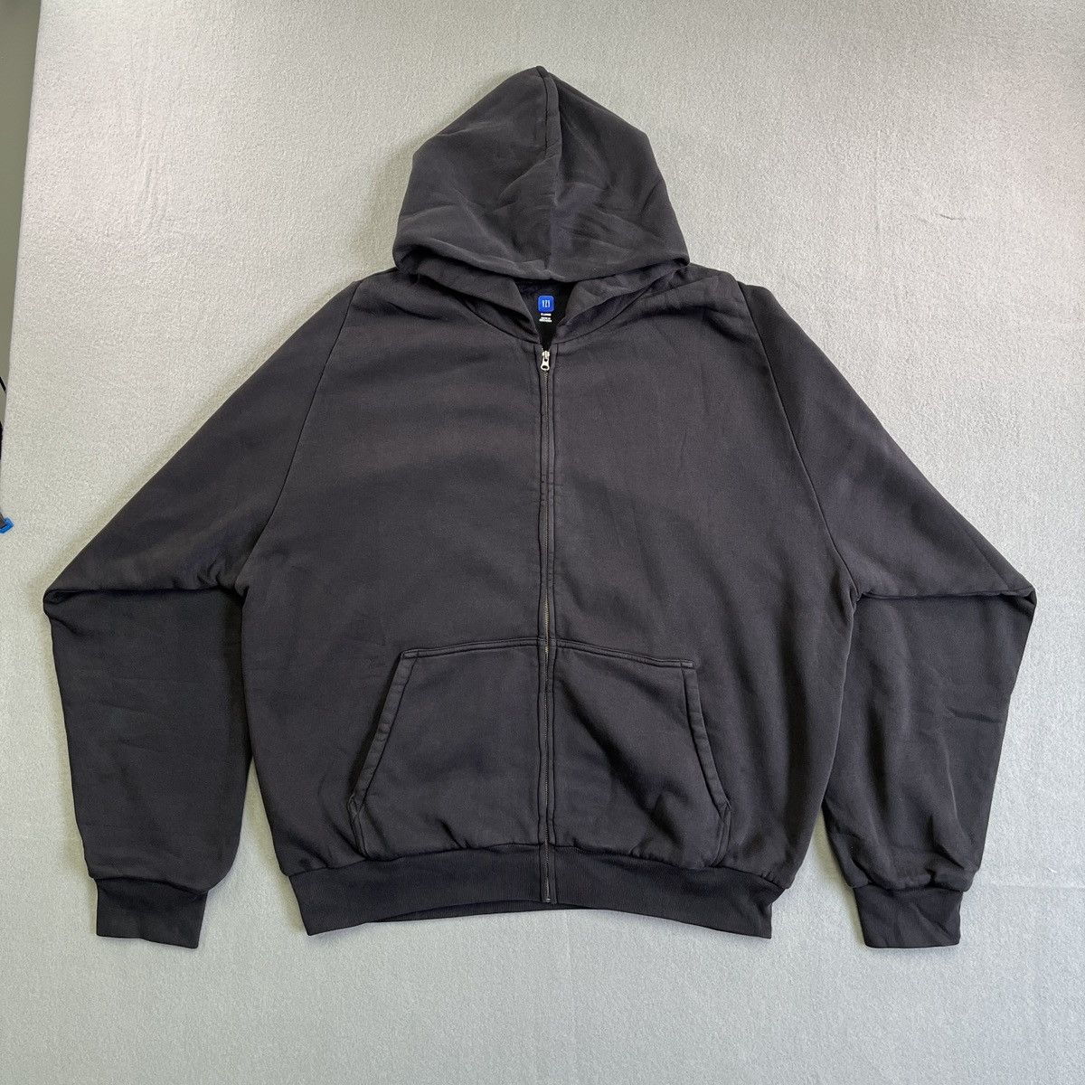 Gap Yeezy Gap Hoodie Zip Up Black UNRELEASED | Grailed