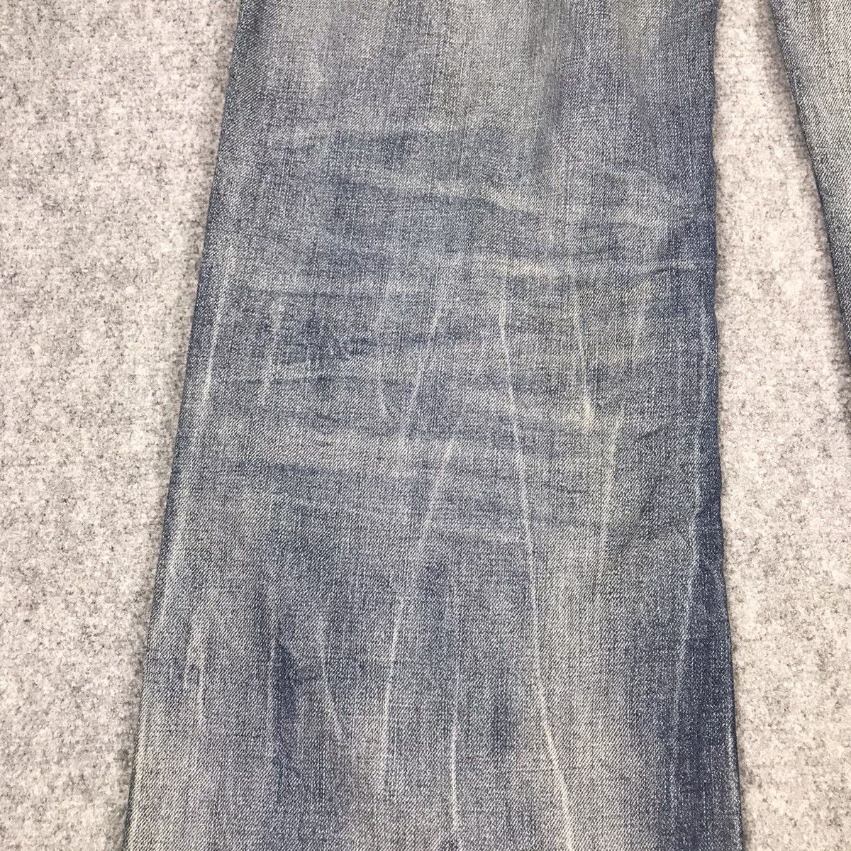 Japanese Brand × Mek Denim BLUE FADED🔥MEK DENIM DISTRESSED DENIM PANTS Size US 34 / EU 50 - 14 Thumbnail