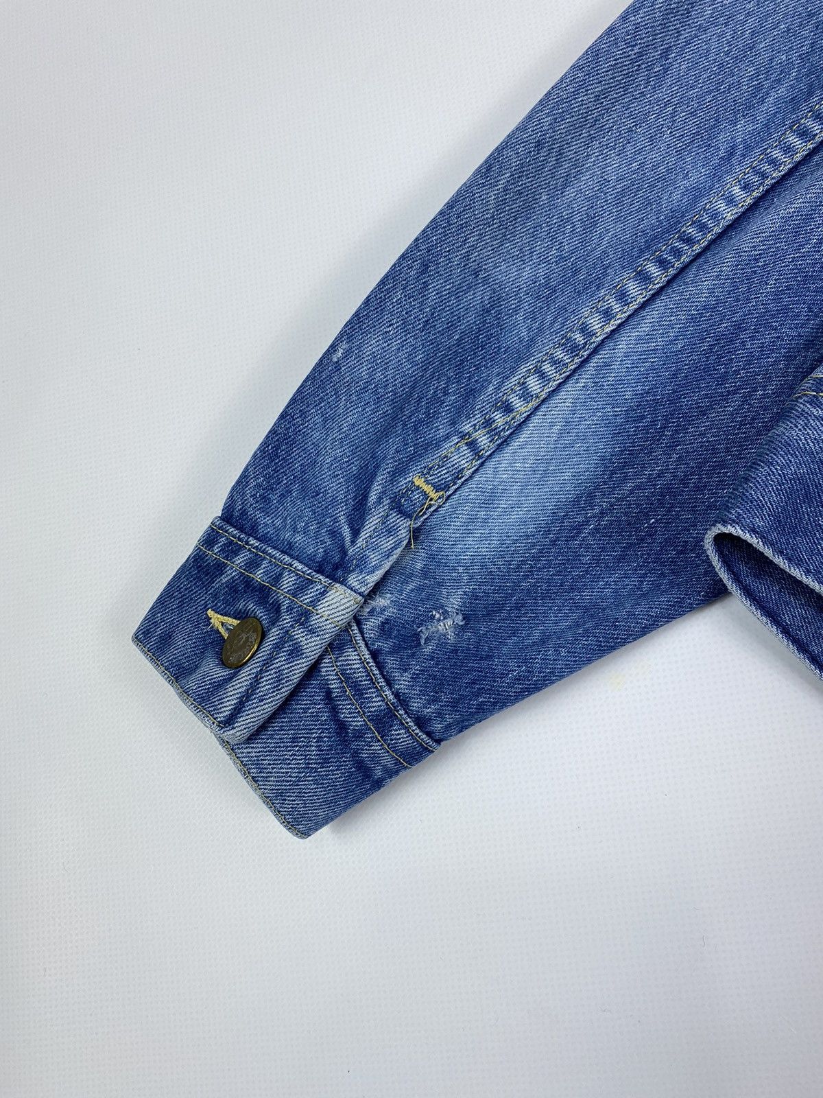Lee 🔥LASTDROP🔥 90s Made In USA Lee Denim Jeans Trucker Jacket Size M / US 6-8 / IT 42-44 - 4 Thumbnail