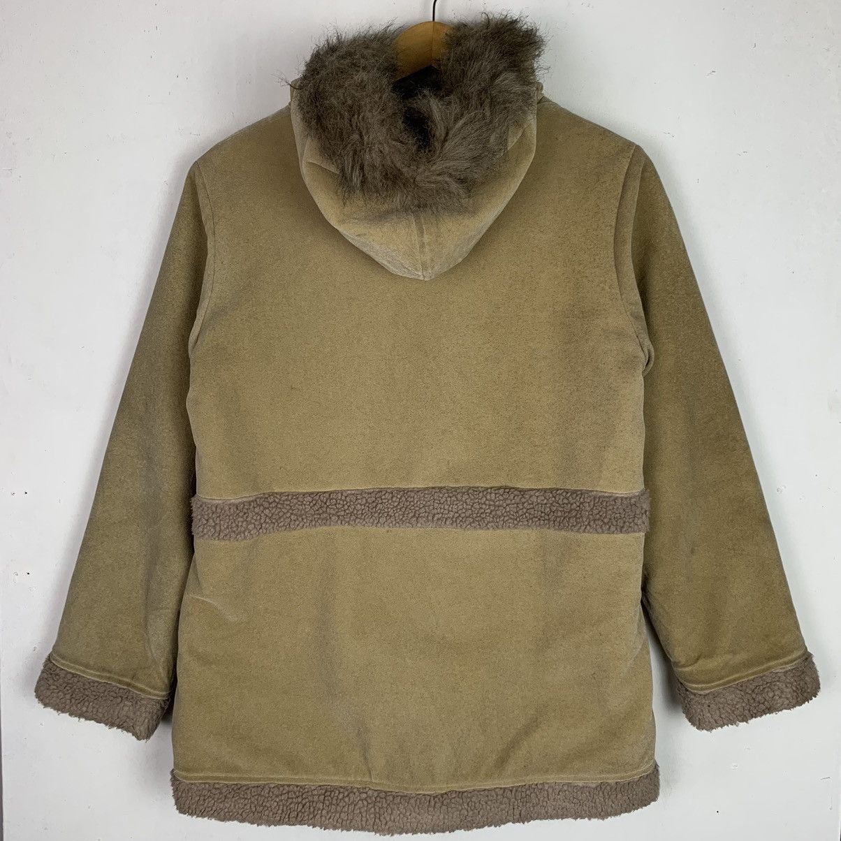 Japanese Brand × Vintage Vintage Japanese Brand Faux Fur Hoodie Jacket Size US M / EU 48-50 / 2 - 11 Thumbnail
