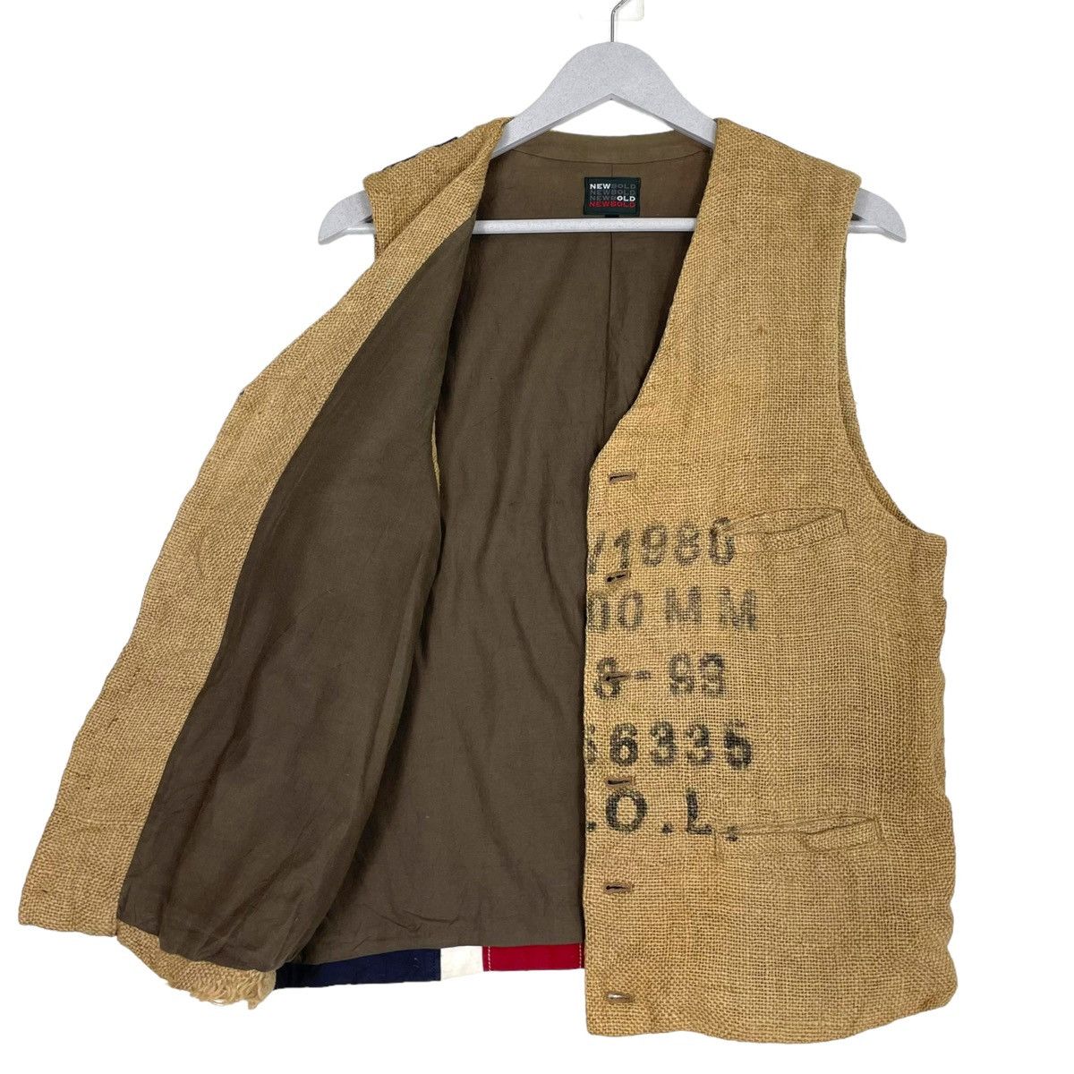 Paul Smith × R.Newbold × Union LA 💥R NEWBOLD SACK QUOTE UNION JACK FLAG VEST Size US M / EU 48-50 / 2 - 6 Thumbnail