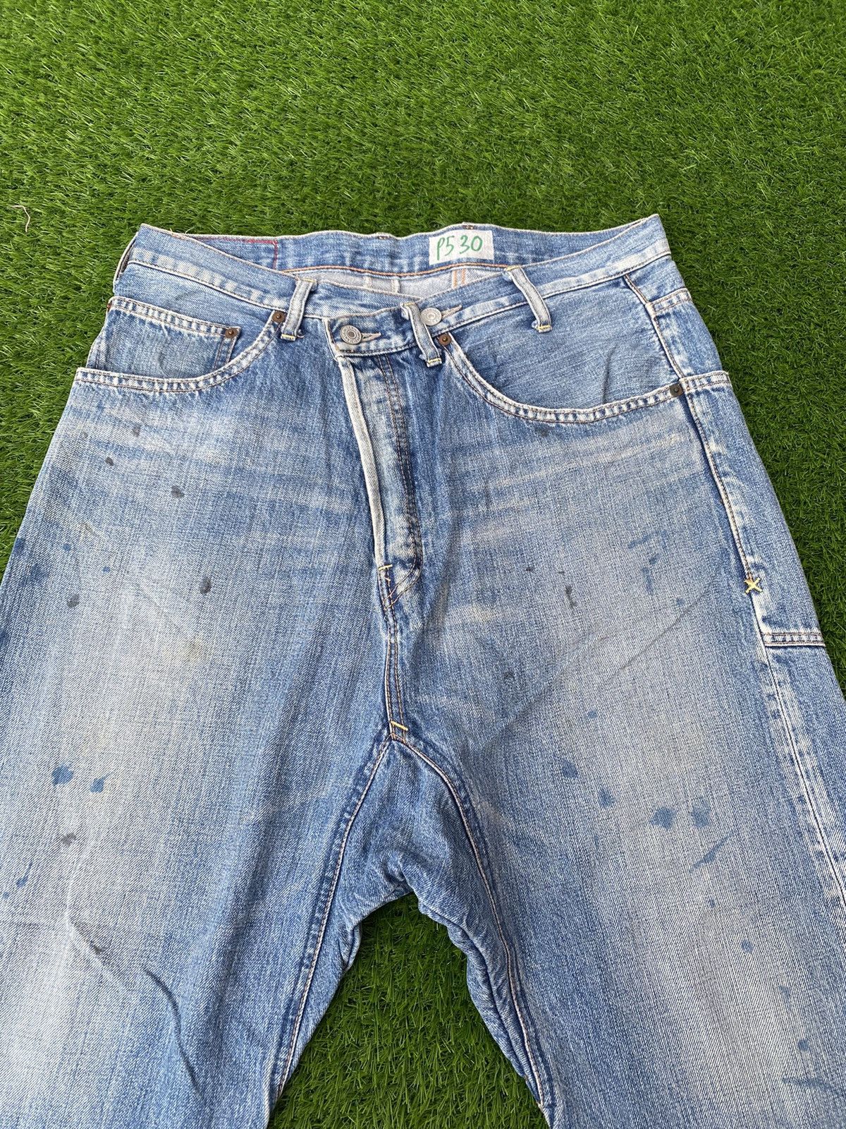 Japanese Brand RNA inc Crossover Paint Splatter Pant Size US 33 - 2 Thumbnail