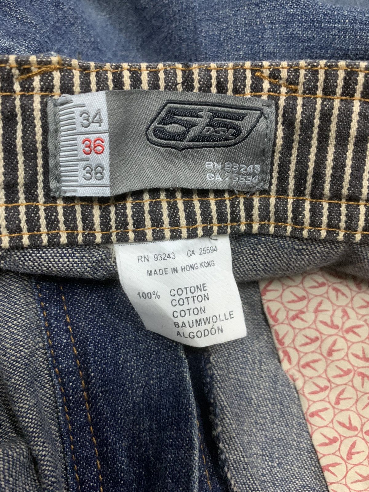 Diesel 55 DSL Fifty Five Denim Jeans Size US 36 / EU 52 - 7 Thumbnail