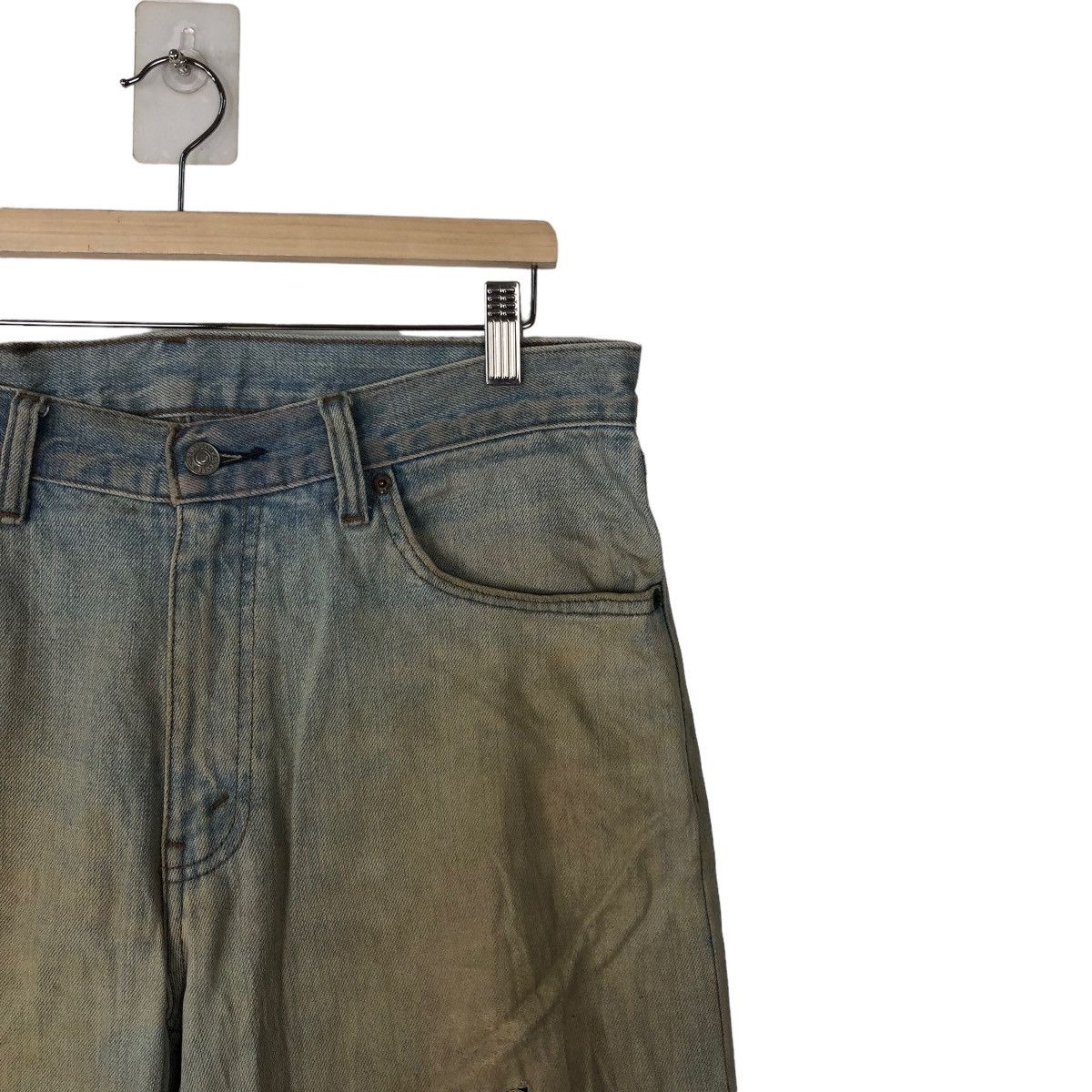 Levi's VINTAGE LEVI’S DENIM JEANS DISTRESSED DESIGN JAPAN Size US 34 / EU 50 - 4 Thumbnail