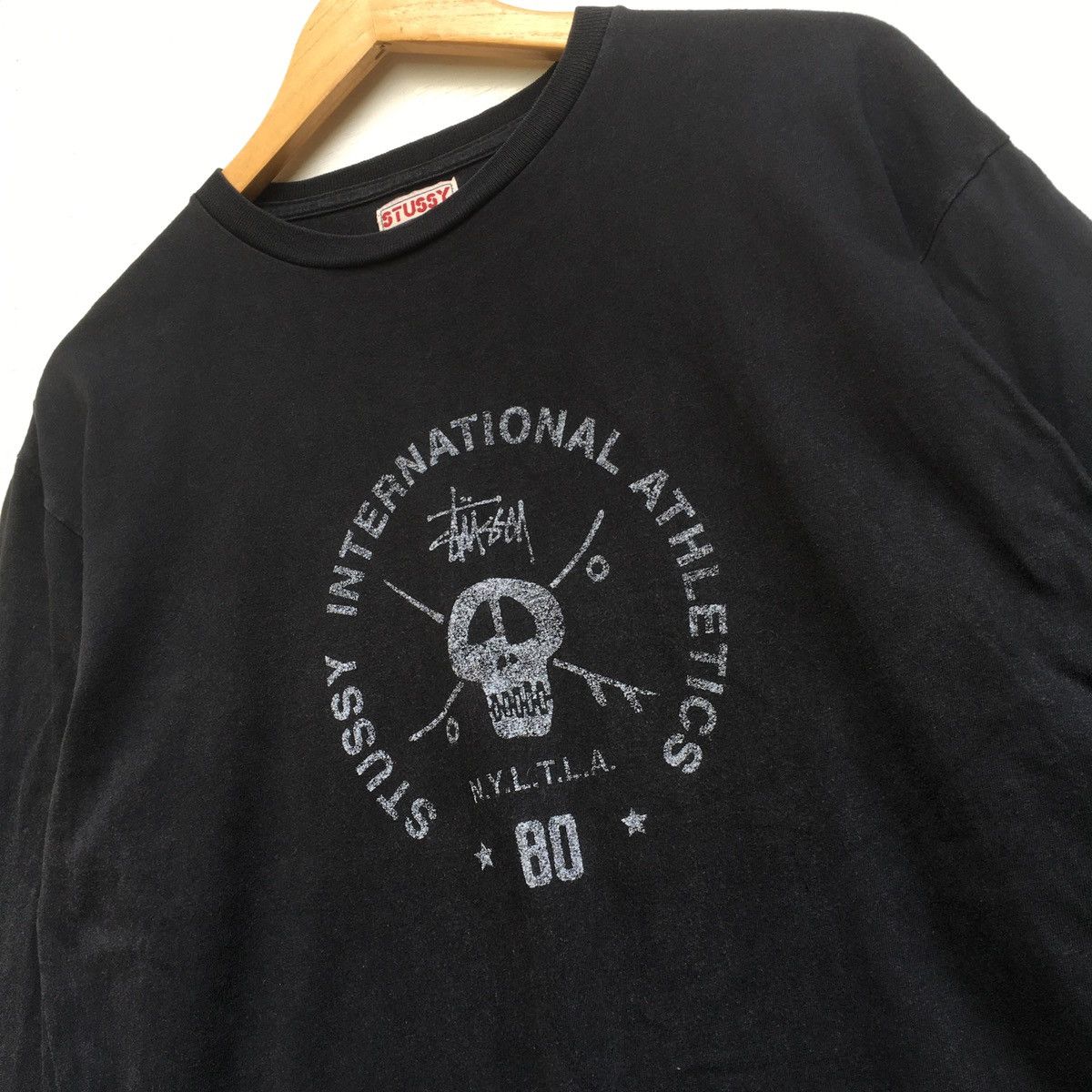 Stussy × Vintage LASTDROP‼️ SUN FADED VINTAGE STUSSY INTERNATIONAL LONG SLEEVE Size US M / EU 48-50 / 2 - 9 Thumbnail