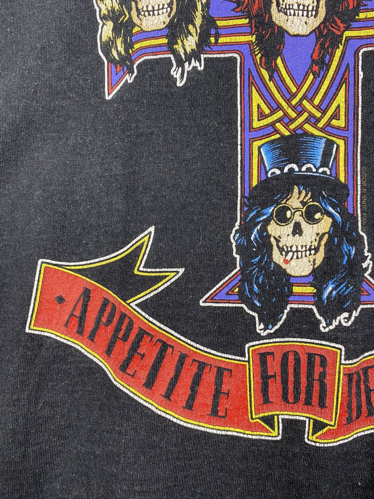 Band Tees Vintage 2004 Guns N Roses Appetite For Destruction T-Shirt Size US M / EU 48-50 / 2 - 10 Thumbnail