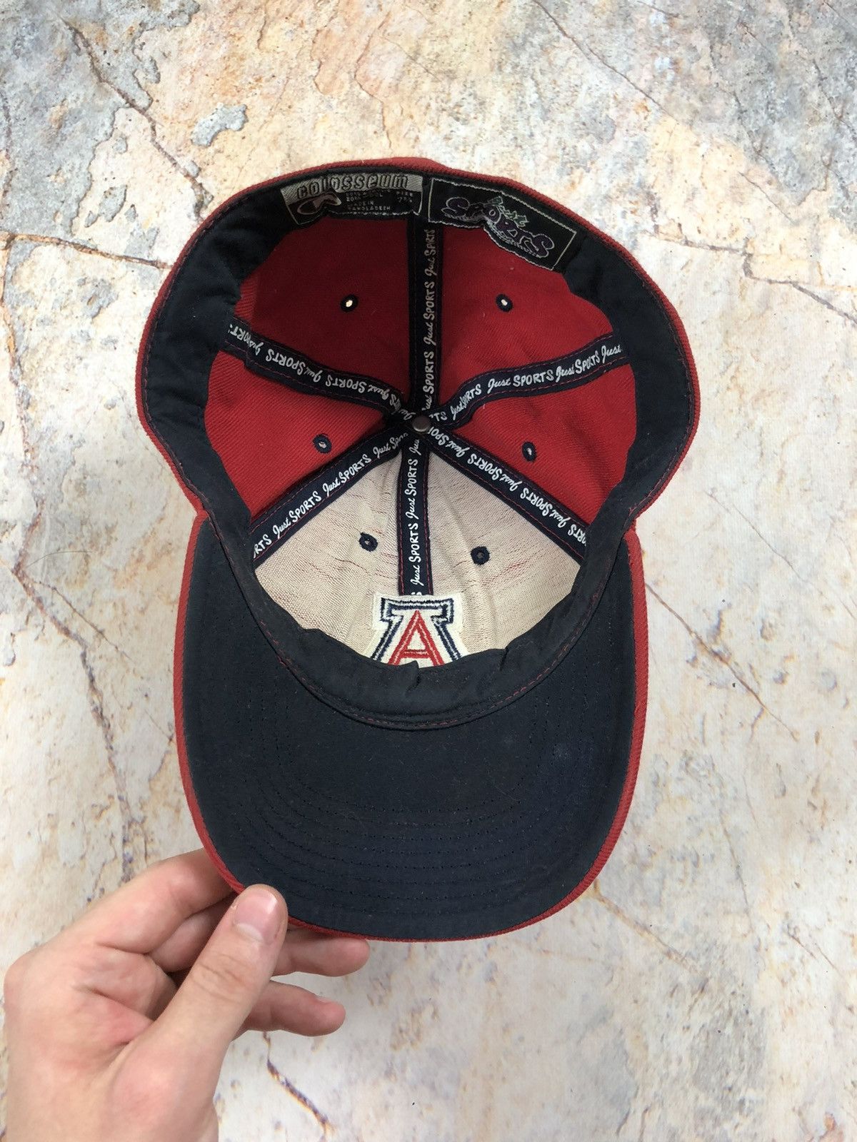 Vintage vintage hat cap black big logo colosseum justsports Size ONE SIZE - 5 Thumbnail