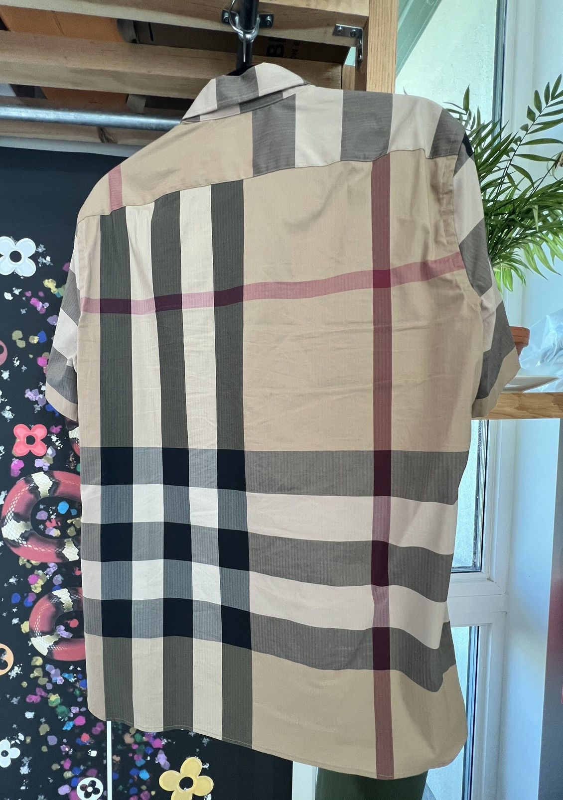 Burberry check shirt camel Size US L / EU 52-54 / 3 - 3 Thumbnail