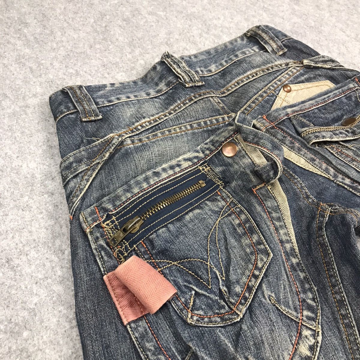 JNCO × Japanese Brand × Vintage BAGGY DENIM POMELO JAPANESE JEANS PANTS Size US 28 / EU 44 - 15 Thumbnail