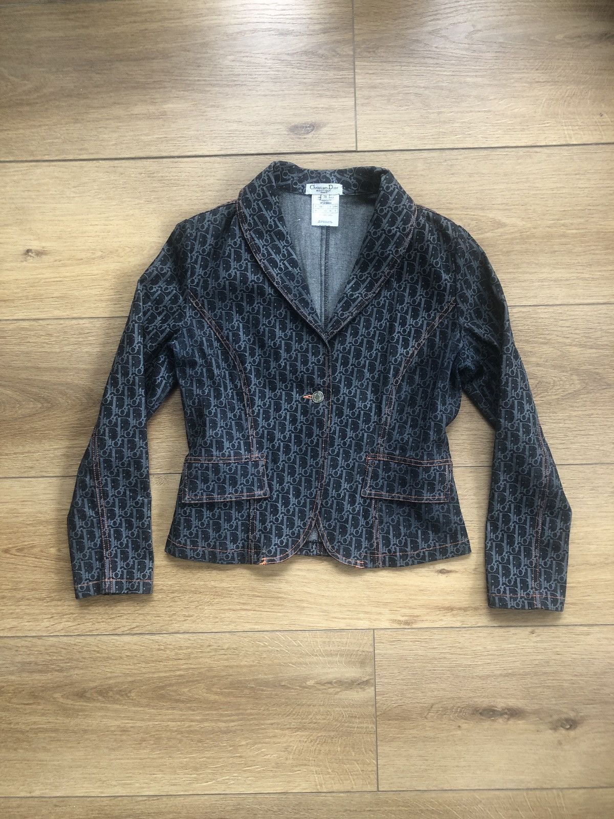 Rare christian dior vintage monogram 1990s denim