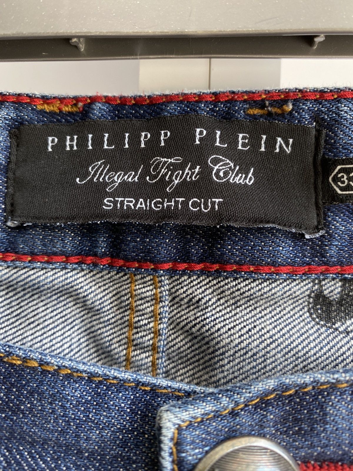 Philipp Plein × Vintage Philipp Plein Jeans Vintage Distressed Size US 33 - 5 Thumbnail