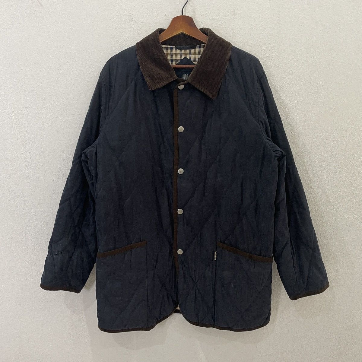 Aquascutum Vintage Aquasqutum Button Ups Long Jacket Size US L / EU 52-54 / 3 - 1 Thumbnail