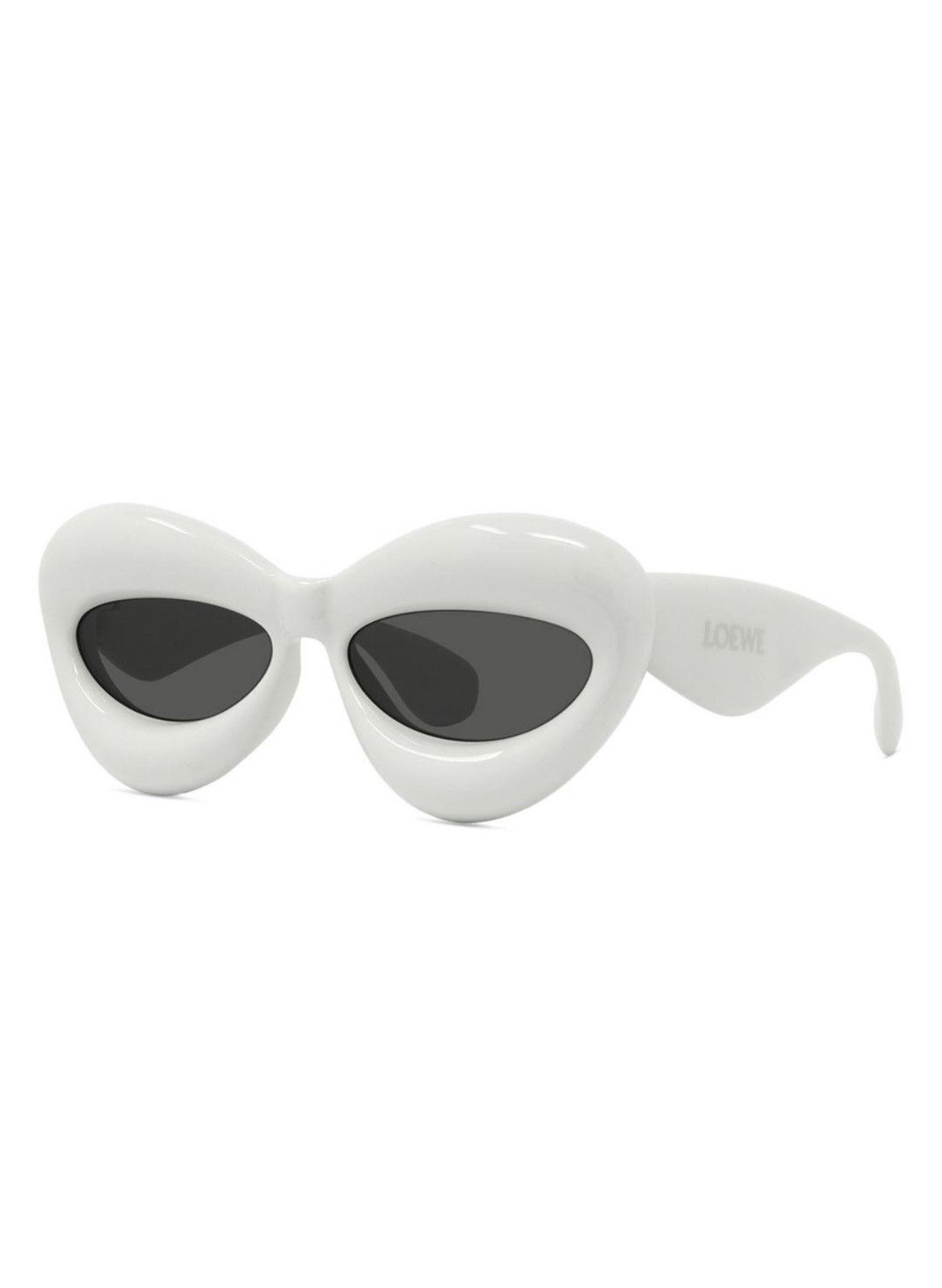 image of Loewe Inflated Cat Eye Sunglasses in Grey, Women's