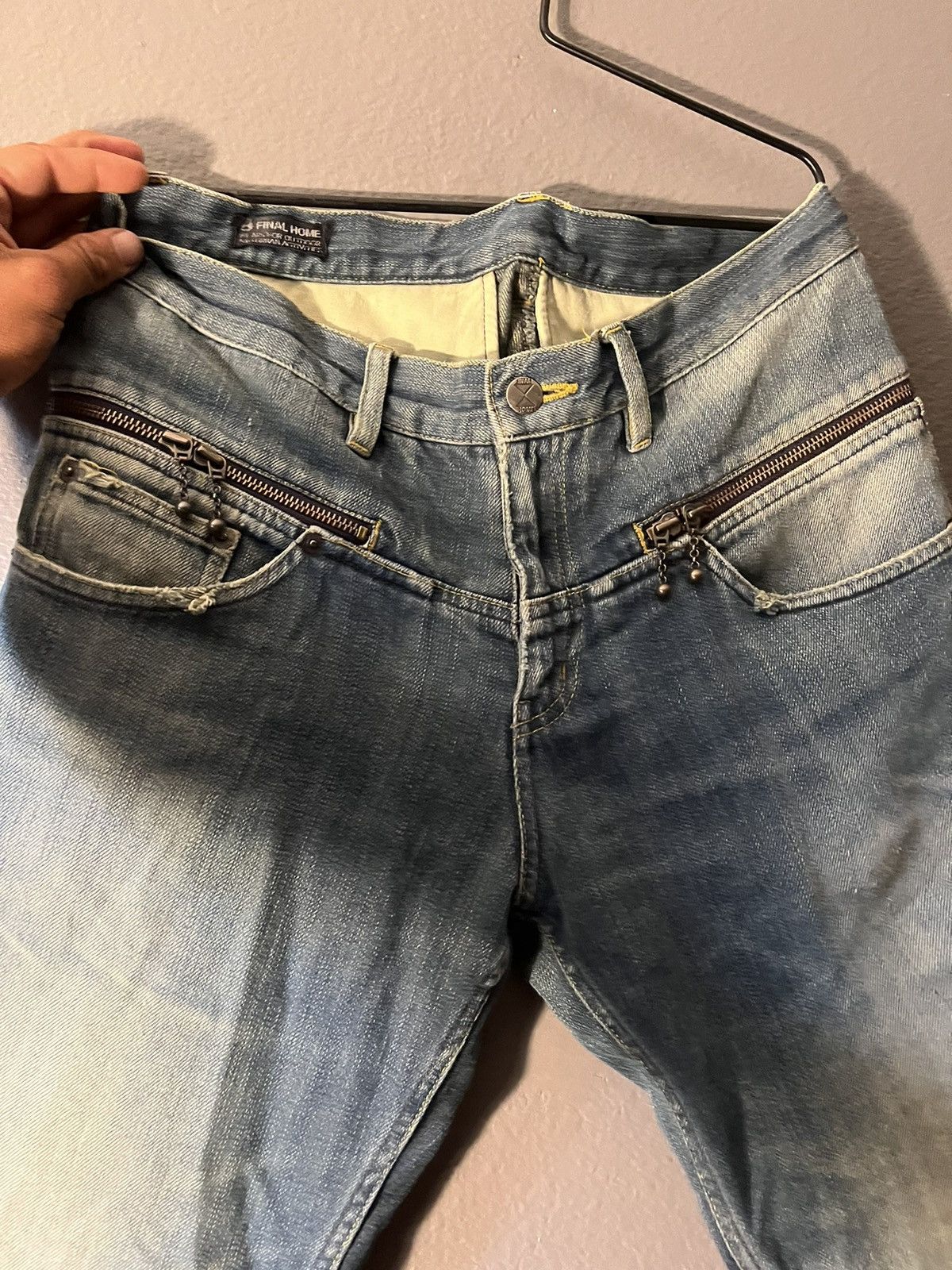 Final Home × Issey Miyake Final home denim jeans, with zipper all around design Size US 32 / EU 48 - 4 Thumbnail
