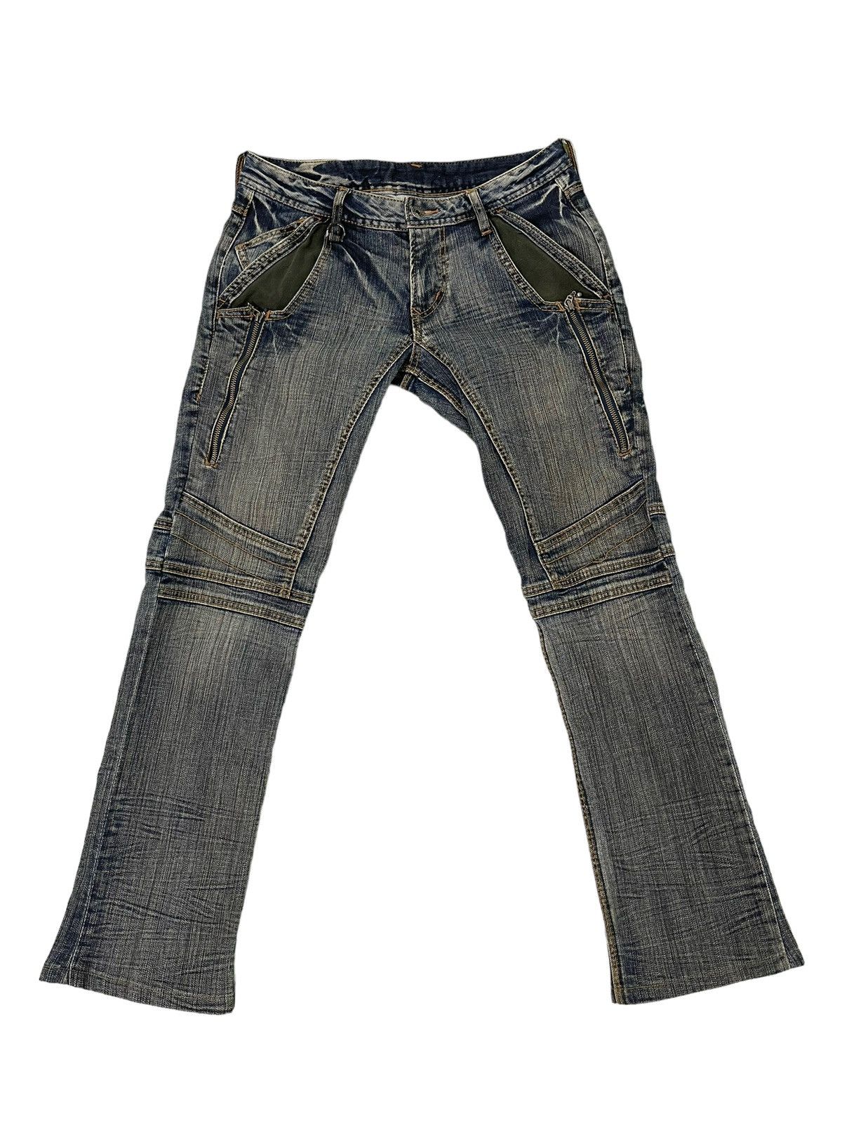 Japanese Brand Slim Jeans Hideaways Nicole Stretch Low Rise 5🟦8 Size US 30 / EU 46 - 10 Thumbnail
