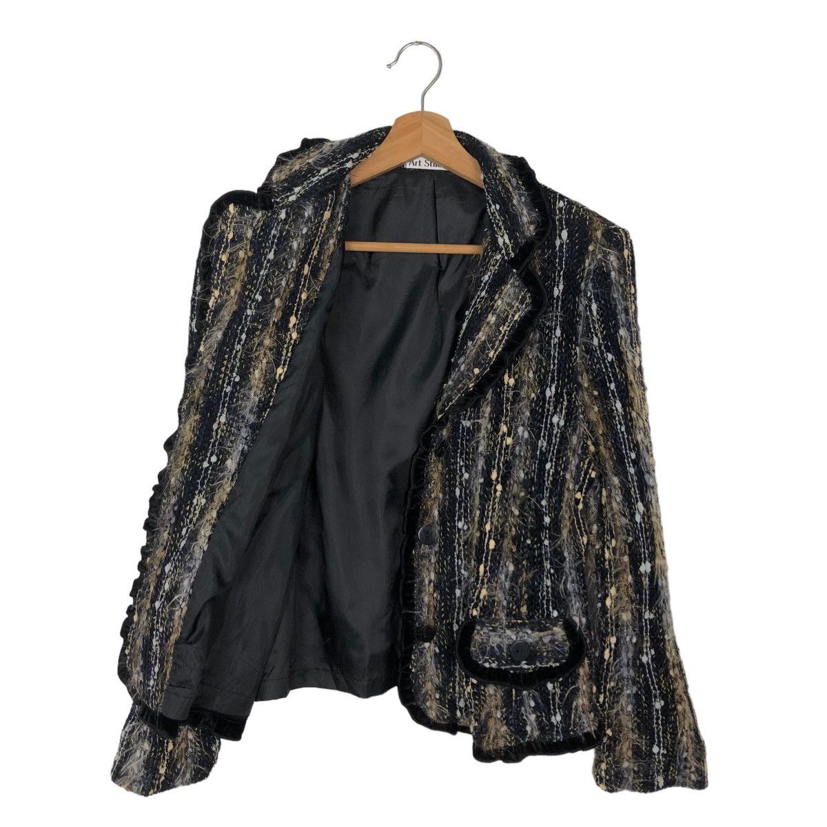 Japanese Brand VINTAGE ART STUDIO TWEED JACKET Size US M / EU 48-50 / 2 - 8 Thumbnail