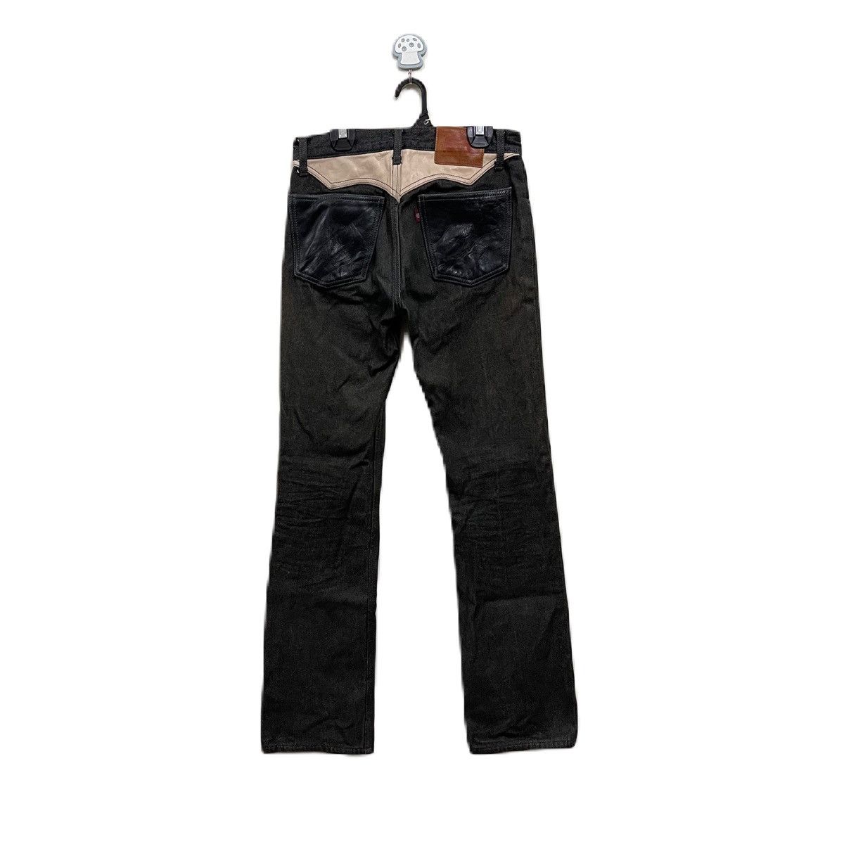 If Six Was Nine Super Nuts leather pocket jeans denim rare Size US 28 / EU 44 - 1 Thumbnail