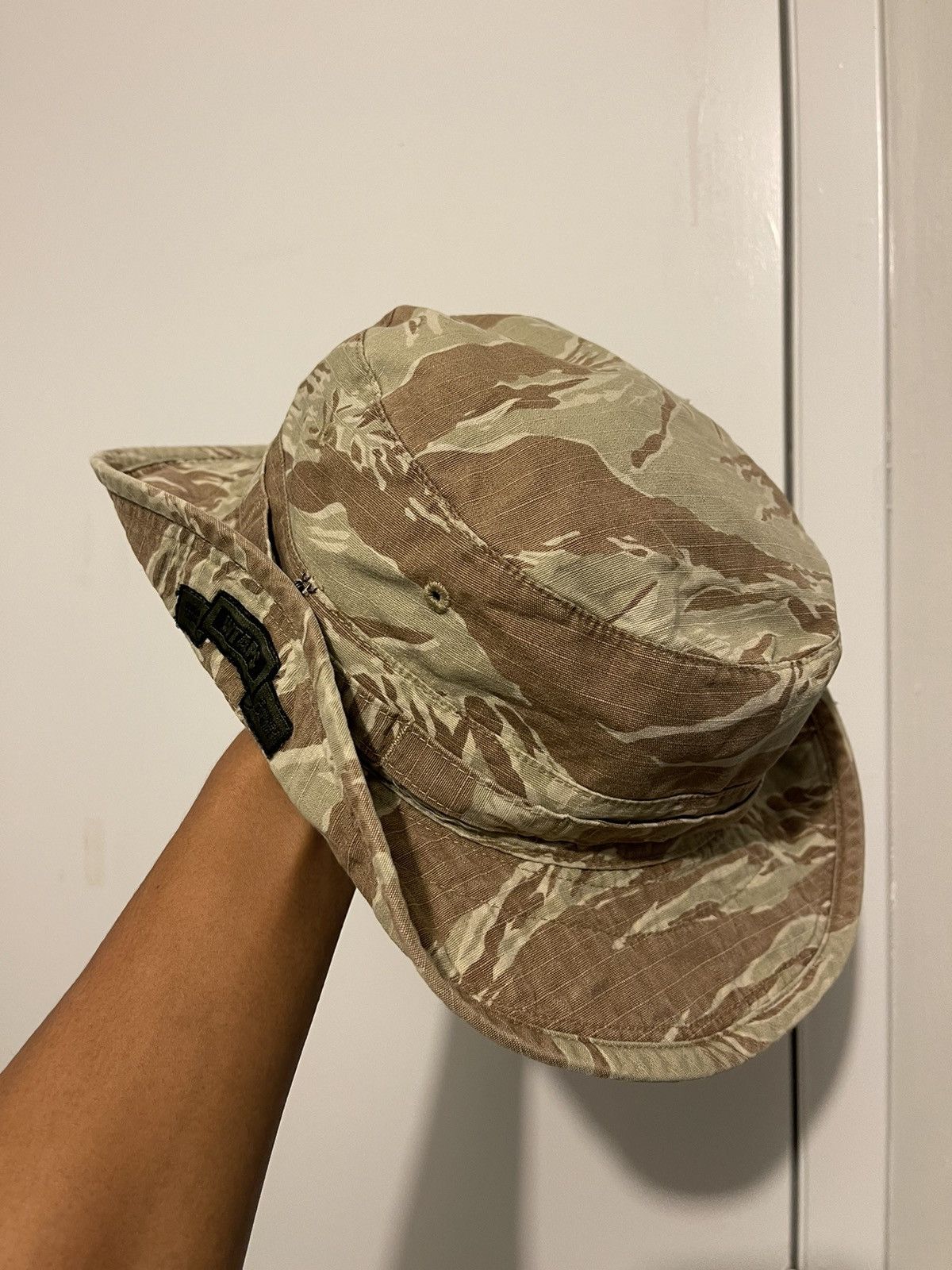 Japanese Brand × Vintage × Wtaps Vintage WTAPS Tiger Camo Boonie Hat Size ONE SIZE - 2 Thumbnail