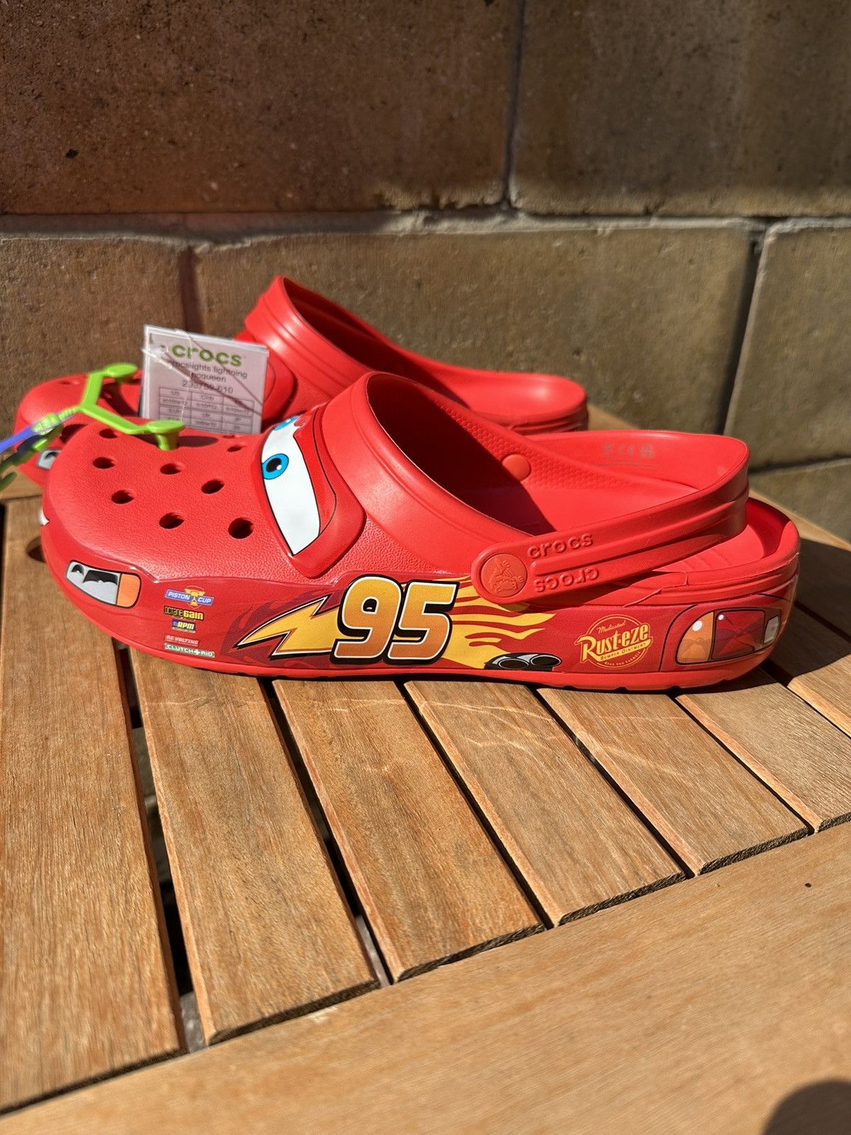 Crocs New Crocs Lightning Mcqueen Classic Clog Slides Sandals Grailed 5490