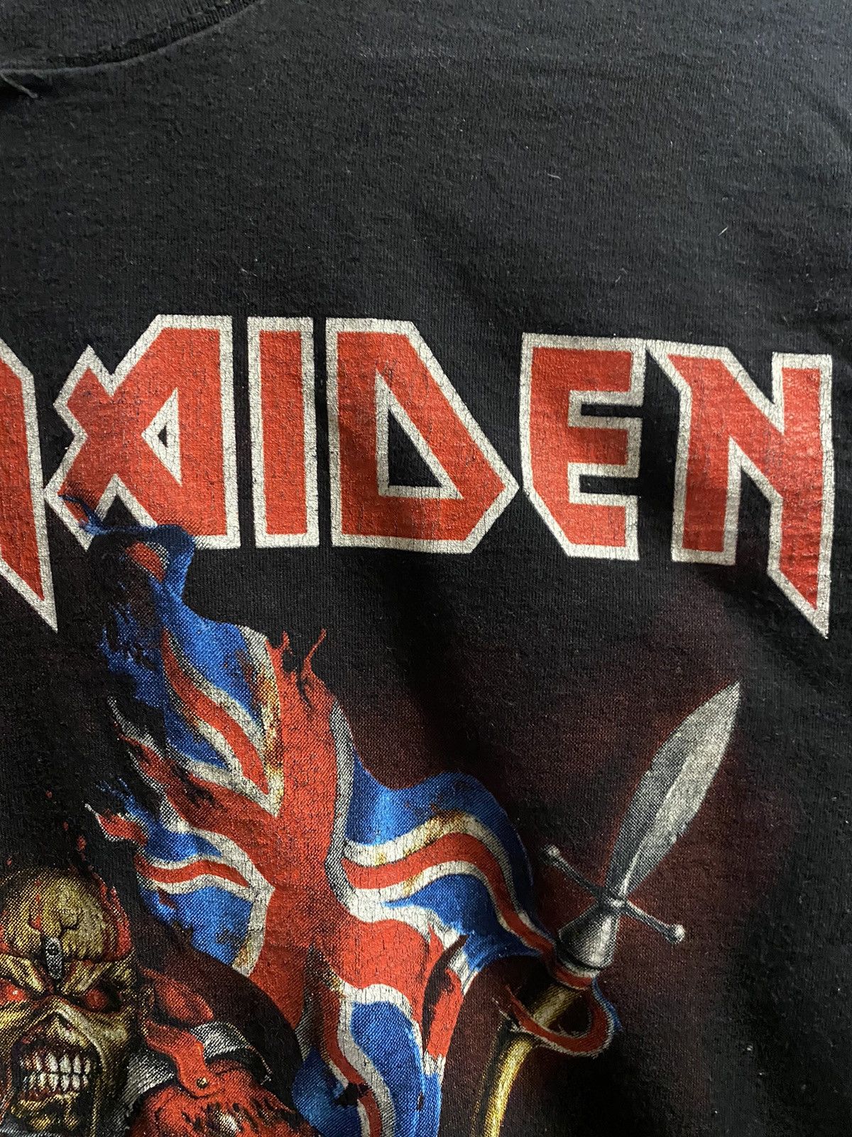Band Tees T-Shirt Iron Maiden 2012 Tour England 2013 Rock Y2K Size US S / EU 44-46 / 1 - 4 Thumbnail