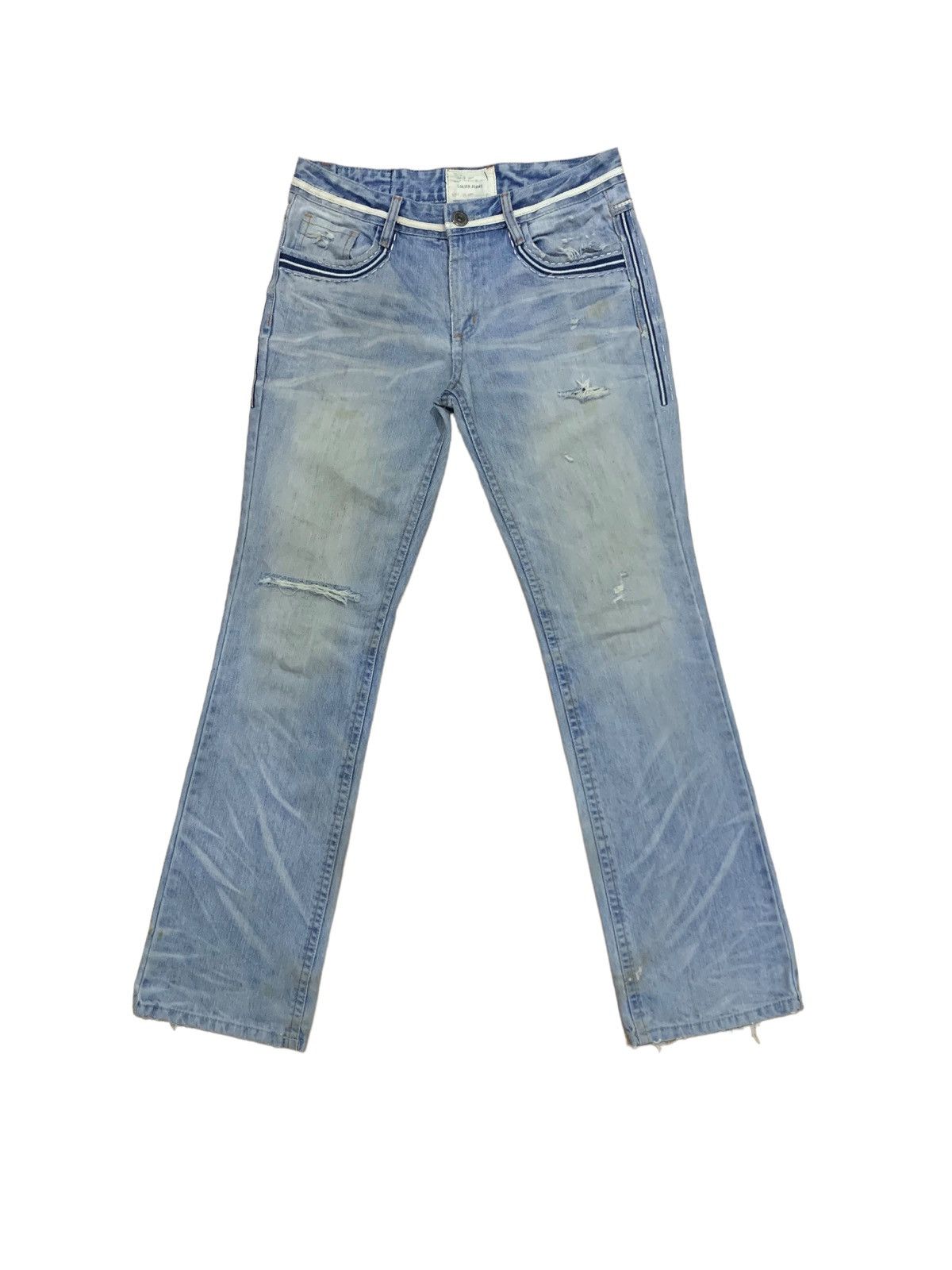 If Six Was Nine × Japanese Brand Vintage Yoshitomo Nara Lolita Japan Distressed Jean Size US 32 / EU 48 - 1 Thumbnail