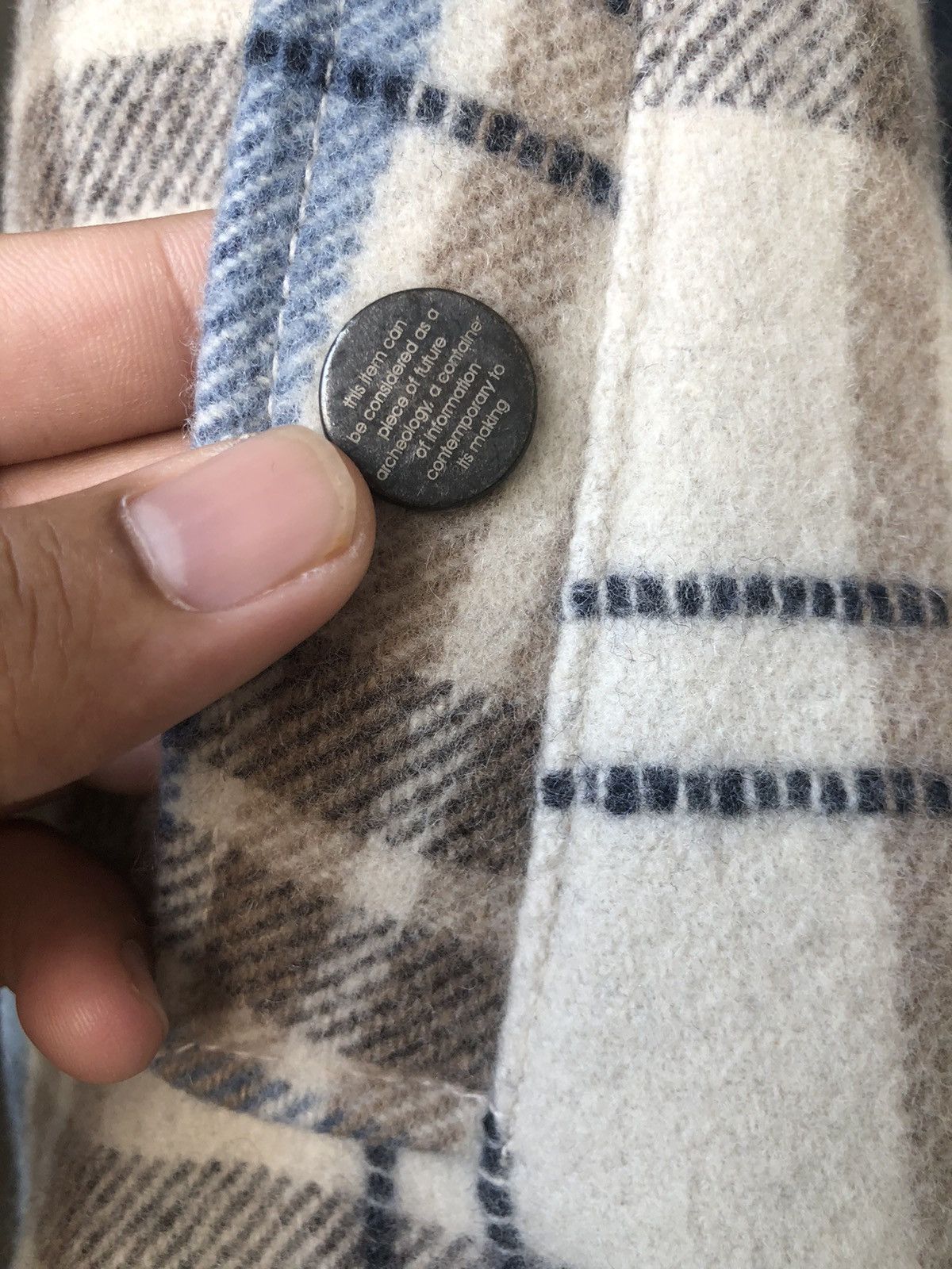 Hussein Chalayan Rare❗️Vintage Hussein Chalayan Checked Wool Vest Jacket Size XS / US 0-2 / IT 36-38 - 11 Thumbnail