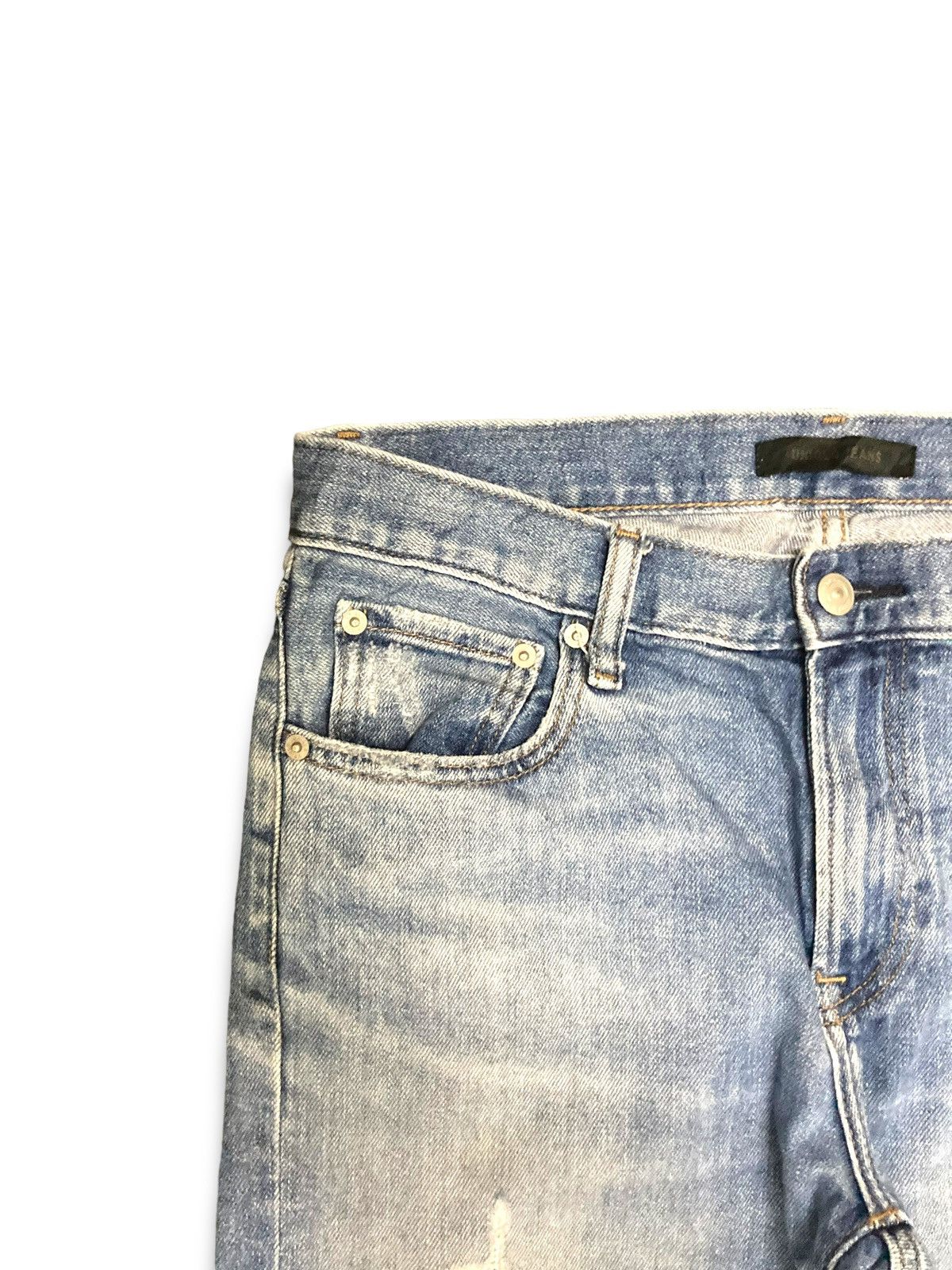 Jun Takahashi × Uniqlo × Vintage Vintage 90s Japan Distressed Denim Size US 31 - 7 Thumbnail
