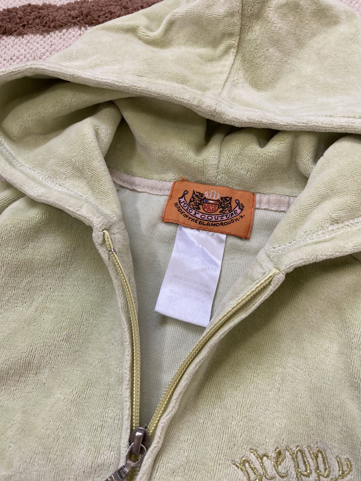 Juicy Couture VINTAGE JUICY COUTURE VELOUR TRACKSUIT Size L / US 10 / IT 46 - 8 Thumbnail